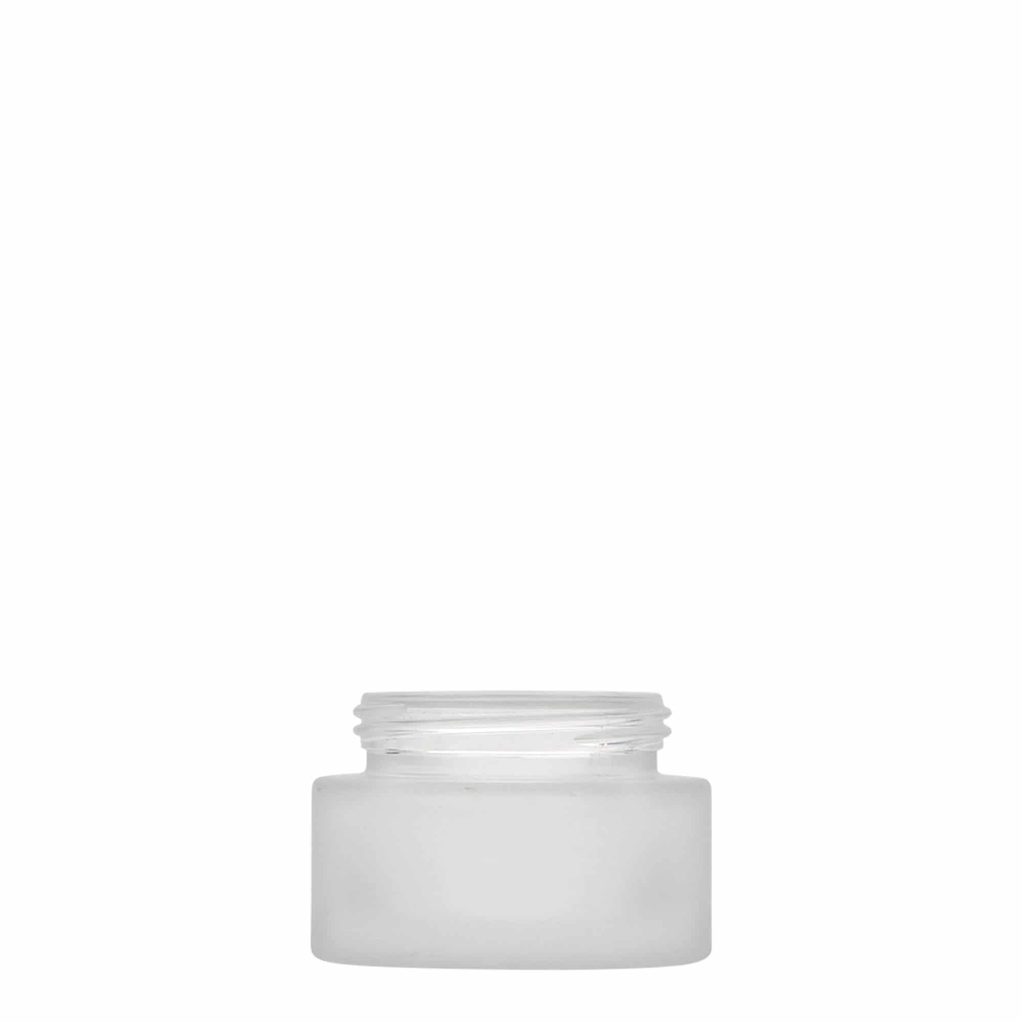 30 ml-es tégely 'Platin Edition', üveg, opál, szájnyílás: csavaros kupak 30 ml-es tégely 'Platin Edition', üveg, opál, szájnyílás: csavaros kupak