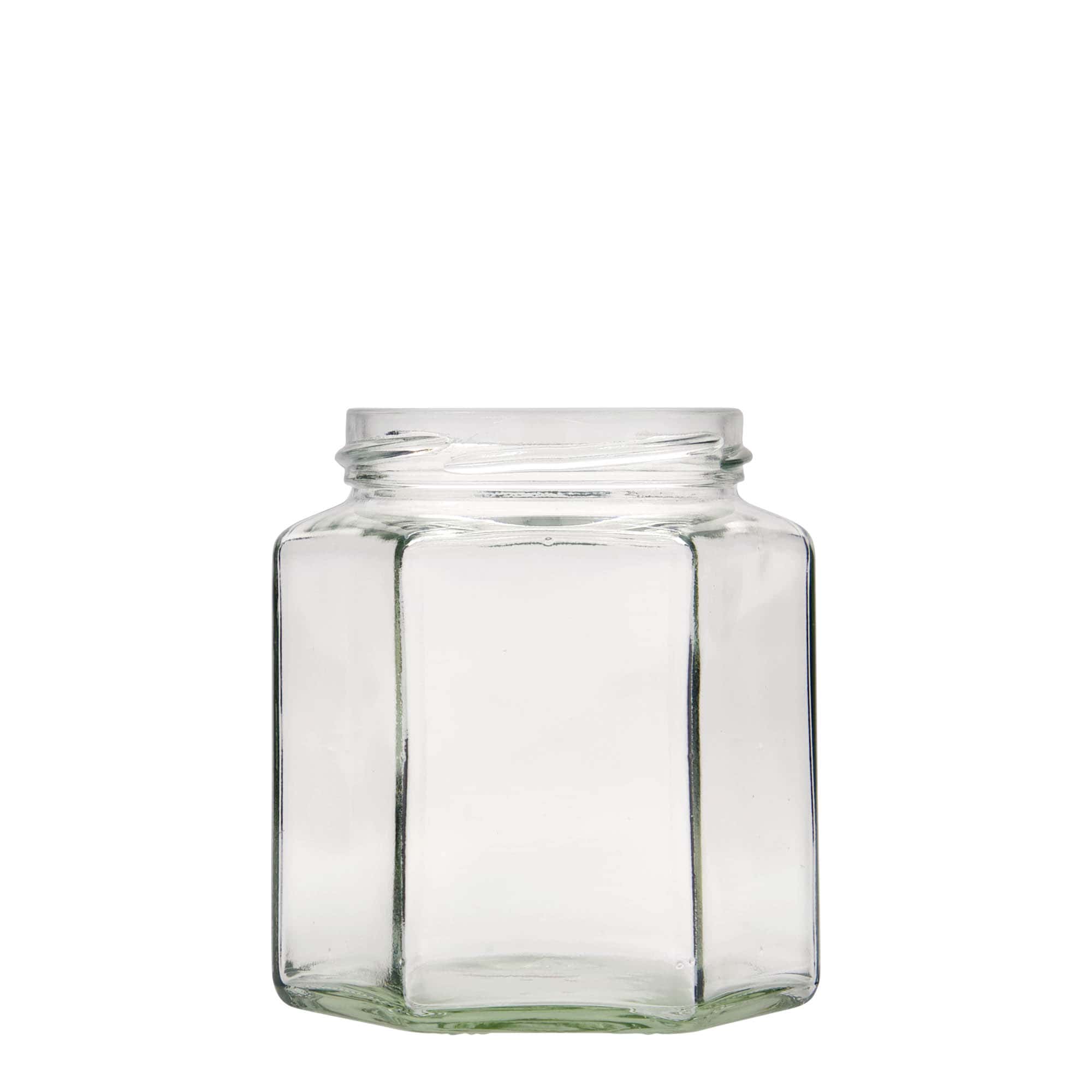390 ml hatszögletű üveg, nyílás: Twist-Off (TO 70)