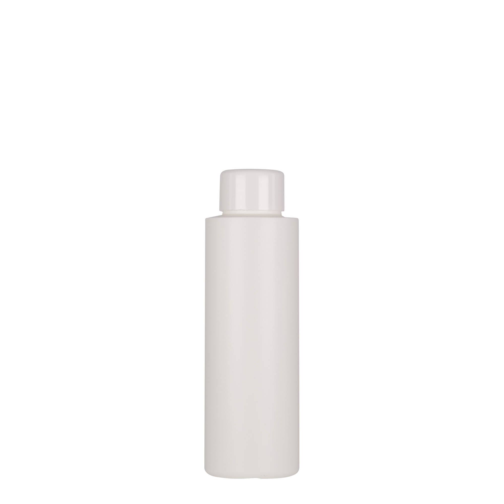 100 ml műanyag flakon 'Pipe', zöld HDPE, fehér, nyílás: 24/410 100 ml műanyag flakon 'Pipe', zöld HDPE, fehér, nyílás: 24/410