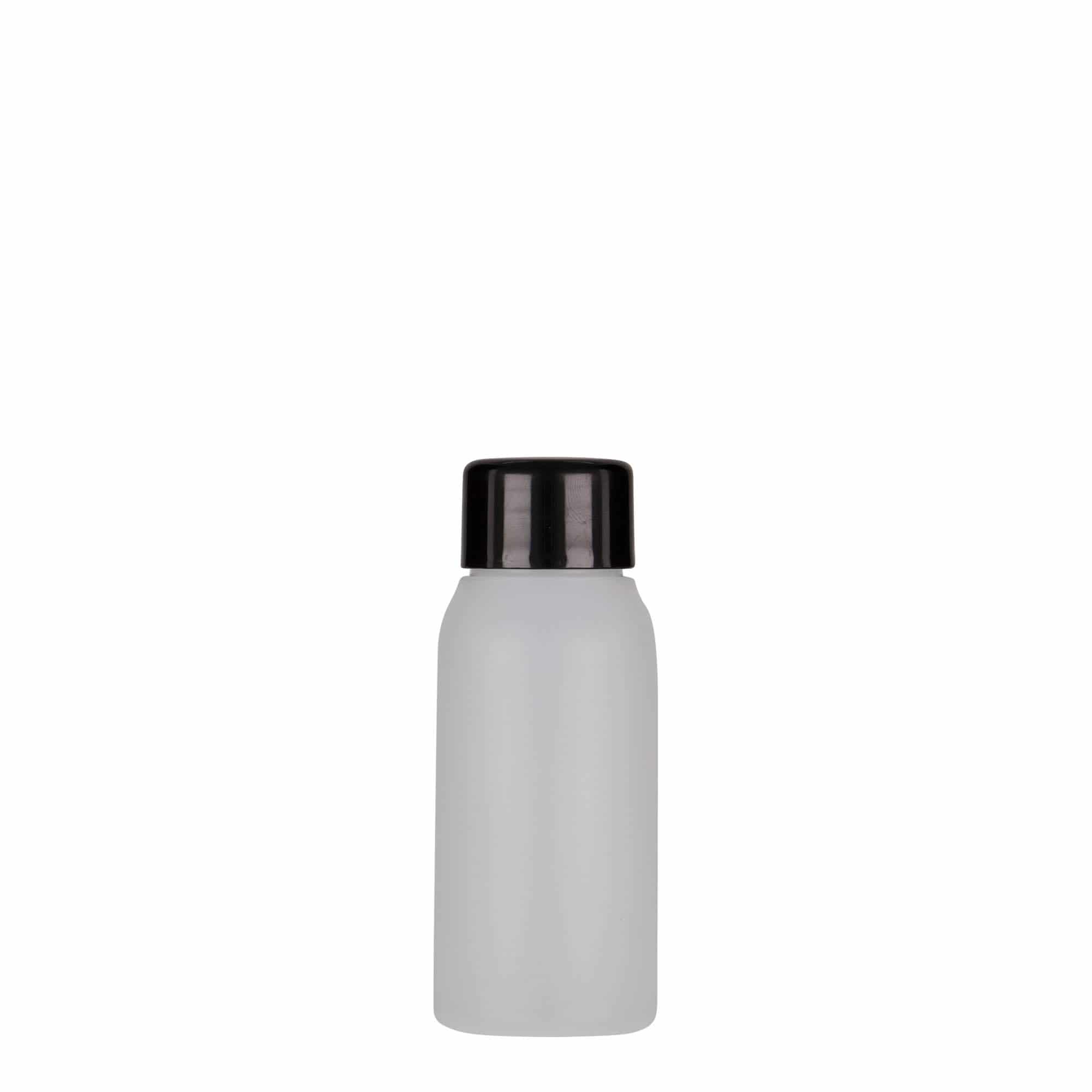 50 ml műanyag flakon 'Tuffy', HDPE, természetes, nyakméret: 24/410