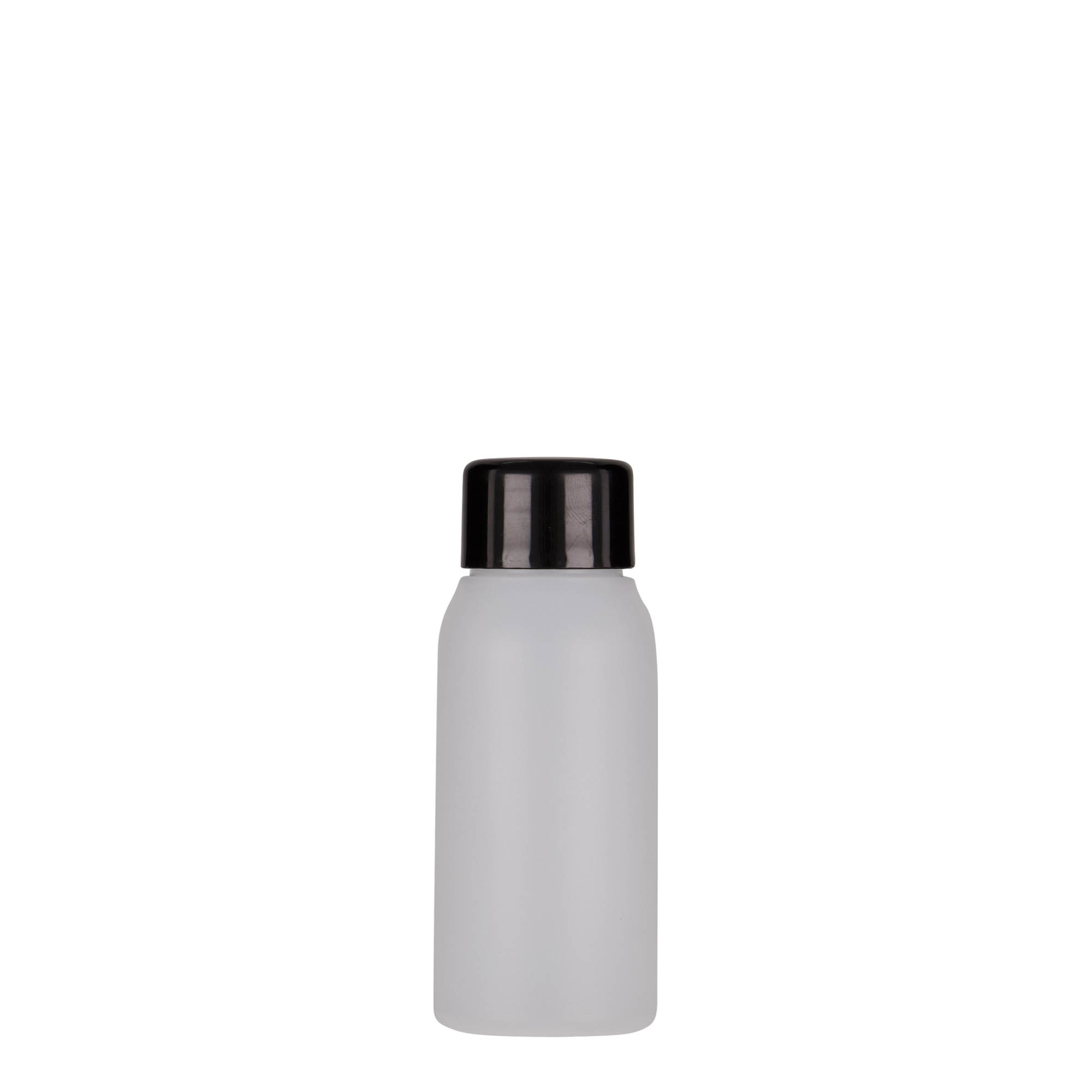 50 ml műanyag flakon 'Tuffy', HDPE, természetes, nyakméret: 24/410