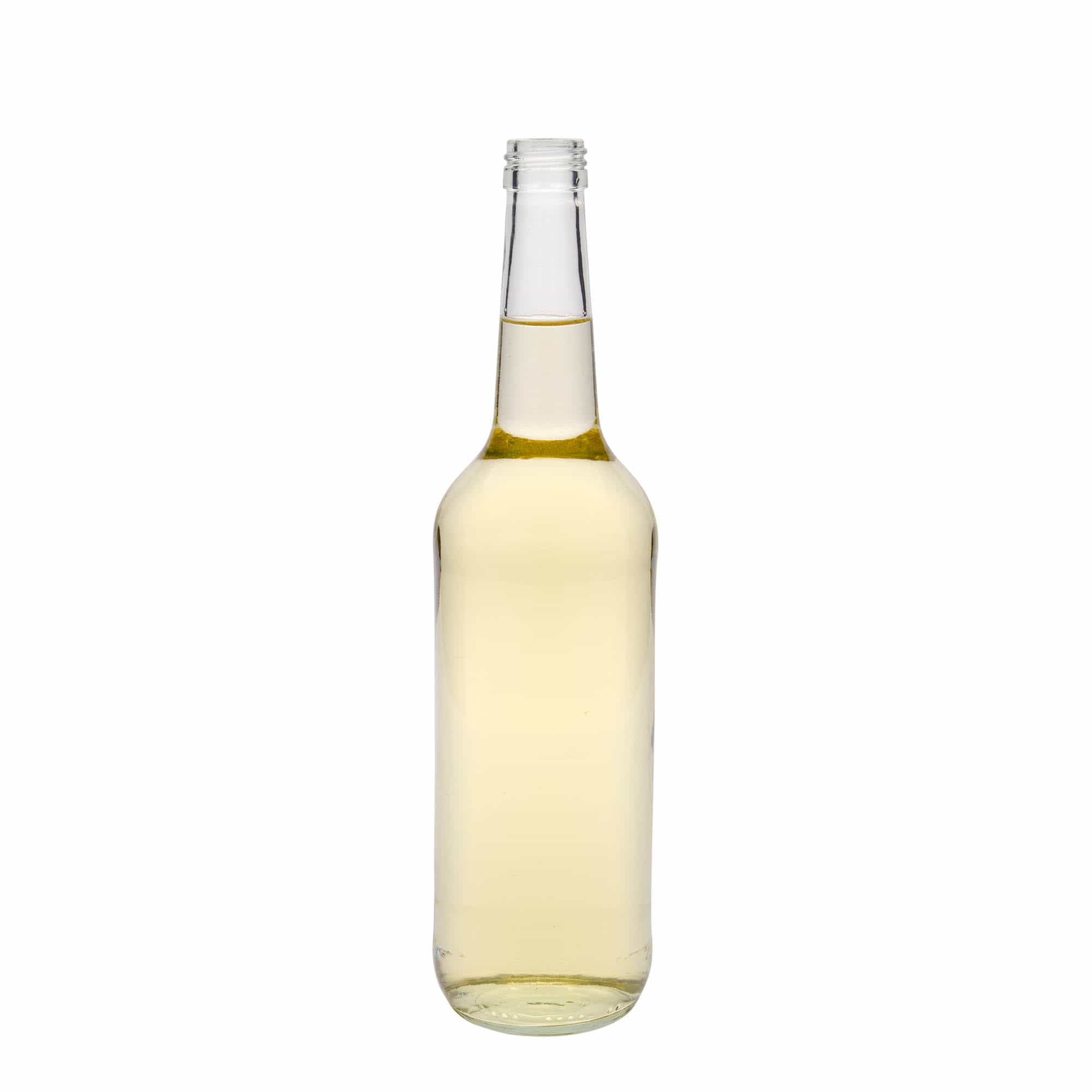 700 ml üvegpalack egyenes nyakkal, nyílás: PP 28