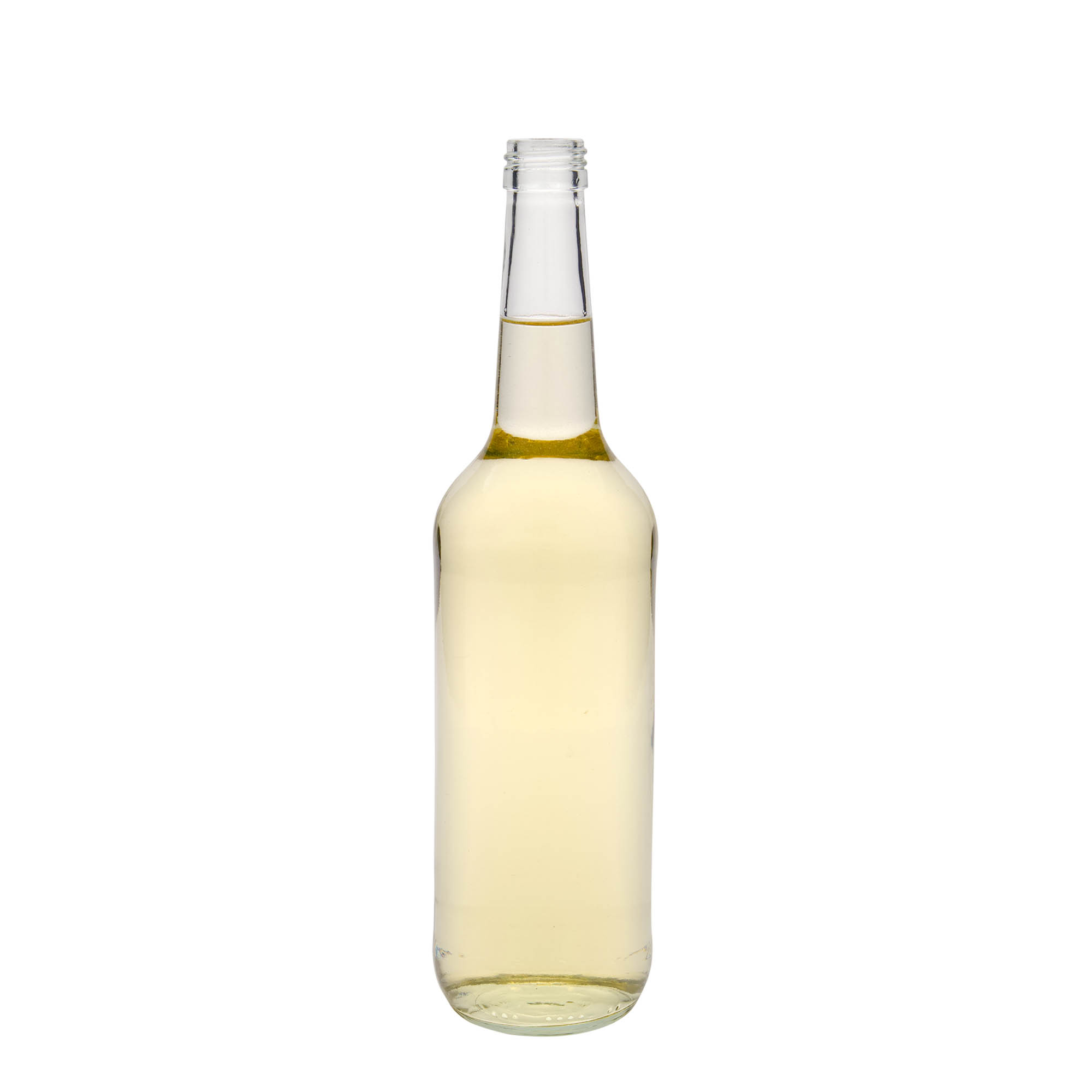 700 ml üvegpalack egyenes nyakkal, nyílás: PP 28