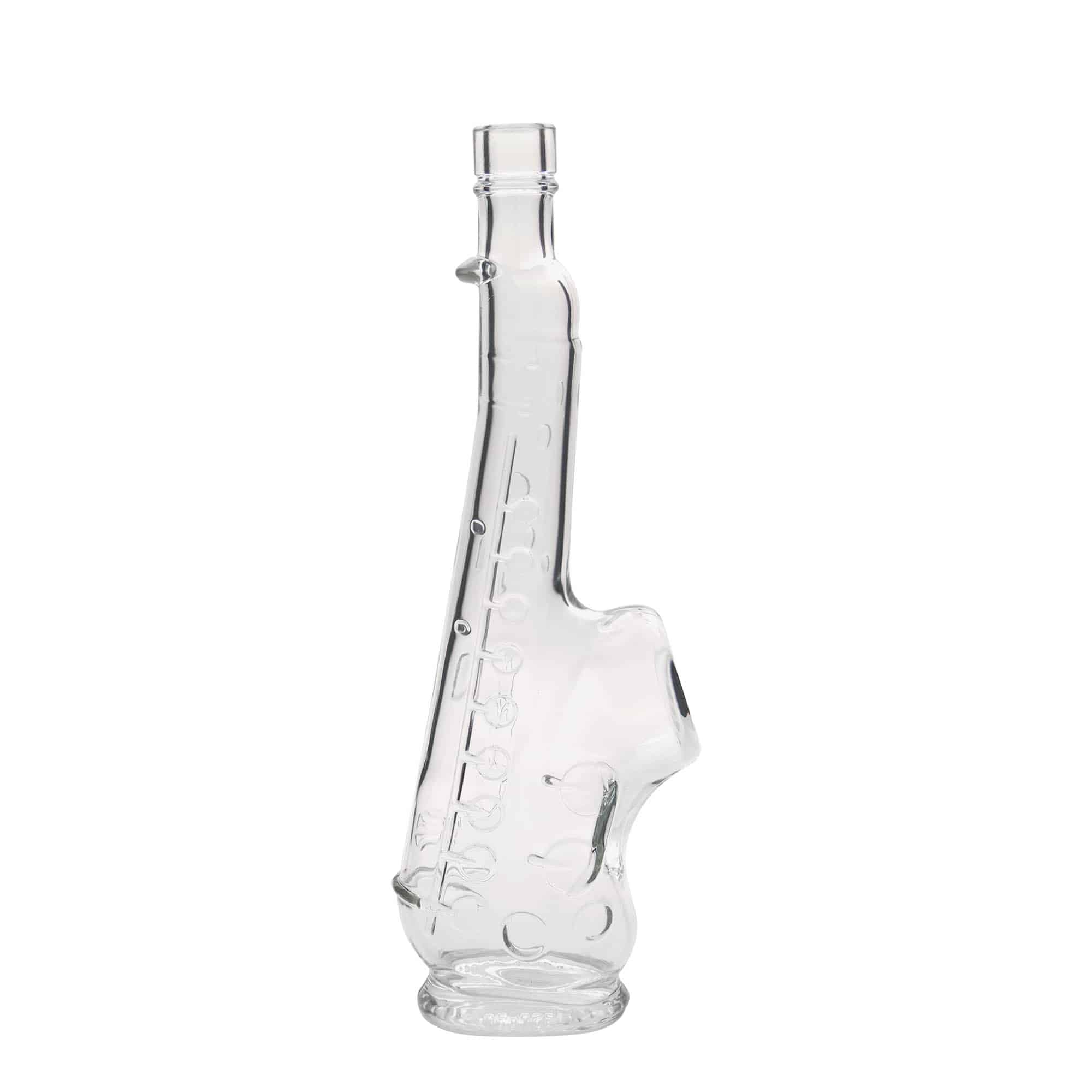 500 ml üvegpalack 'Szaxofon', nyílás: parafa