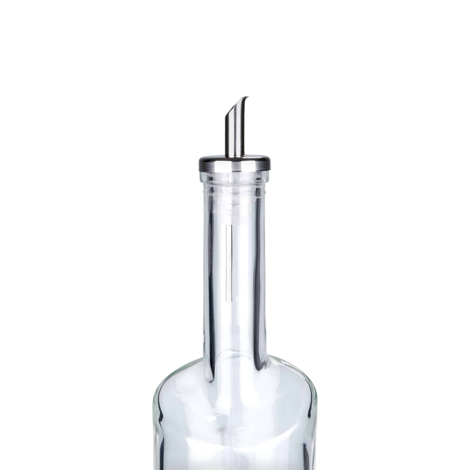 Öntő Inox olajhoz, rozsdamentes acél, ezüst
