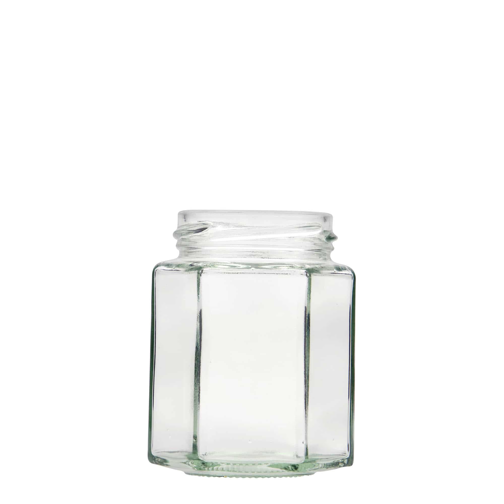 191 ml-es hatszögletű üveg, szájnyílás: Twist-Off (TO 58) 191 ml-es hatszögletű üveg, szájnyílás: Twist-Off (TO 58)