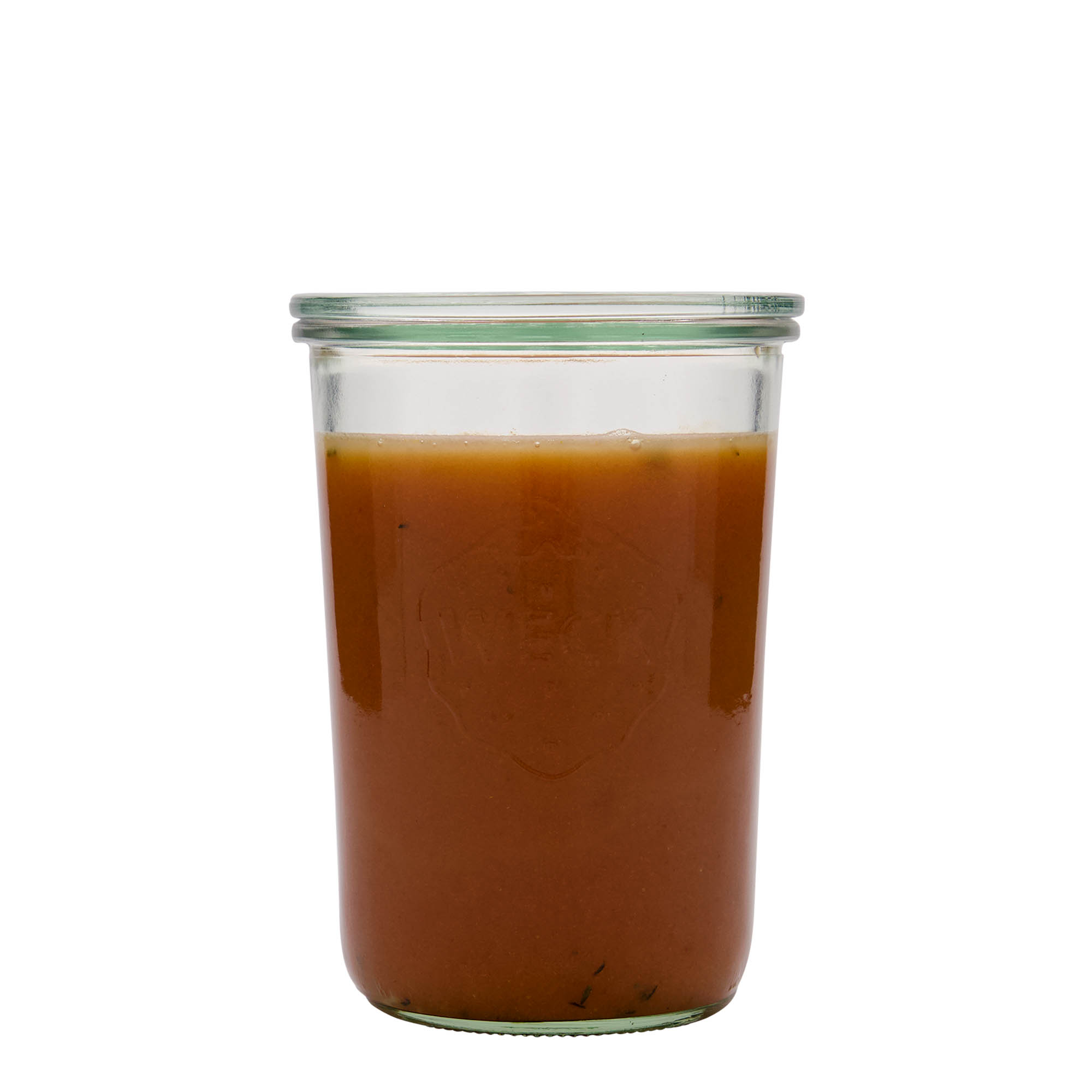 850 ml WECK fordított üveg, perem: kerek szélű 850 ml WECK fordított üveg, perem: kerek szélű