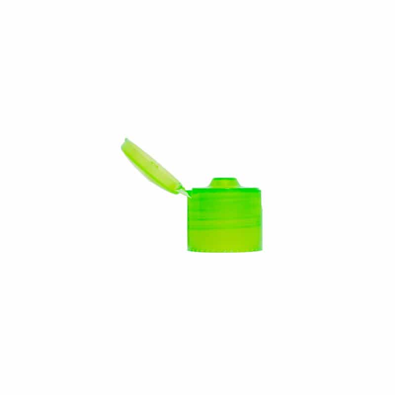 Fedeles csavaros kupak, PP-műanyag, zöld, a következő szájnyíláshoz: GPI 24/410