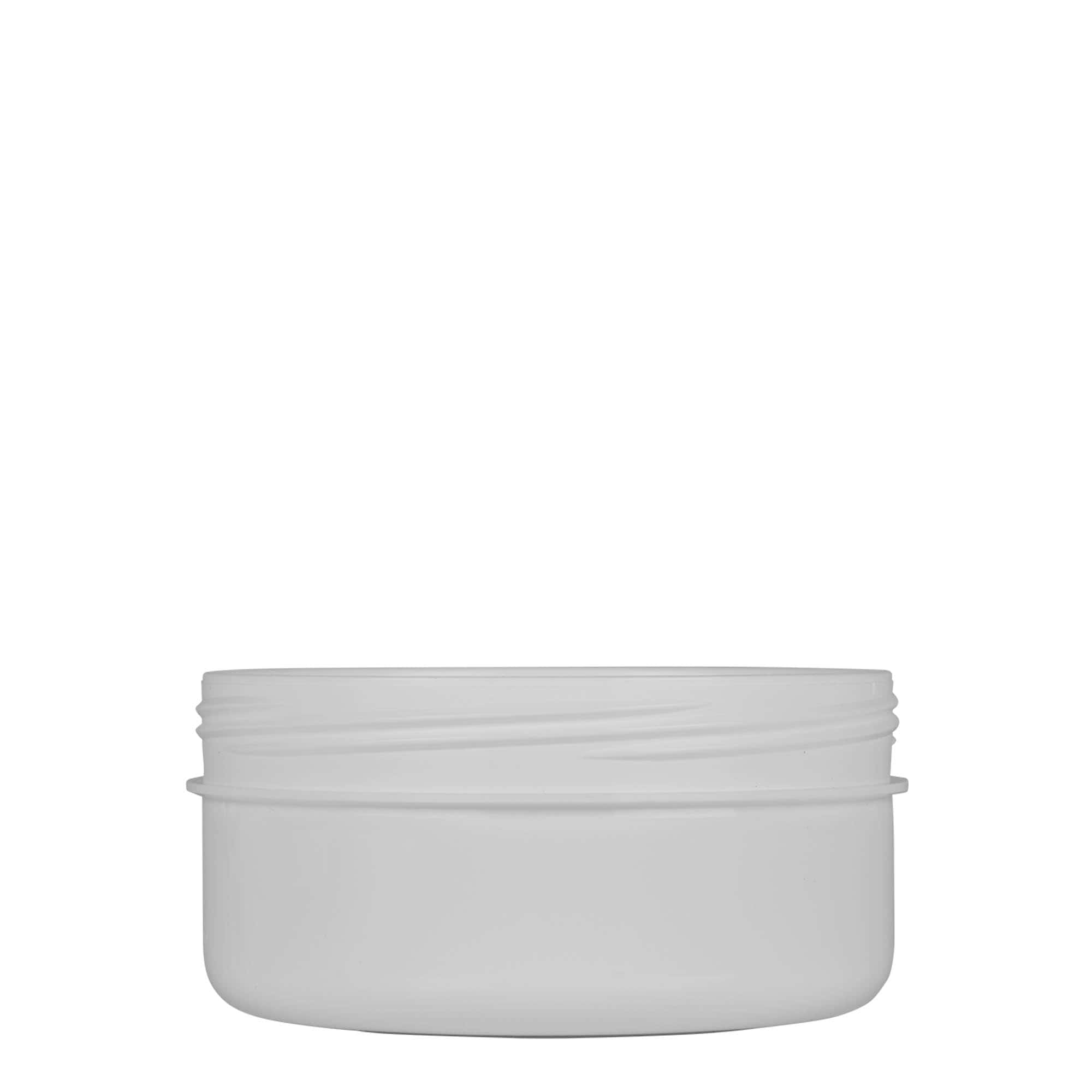 250 ml-es műanyag doboz 'White Line', PP, fehér, szájnyílás: csavaros kupak 250 ml-es műanyag doboz 'White Line', PP, fehér, szájnyílás: csavaros kupak
