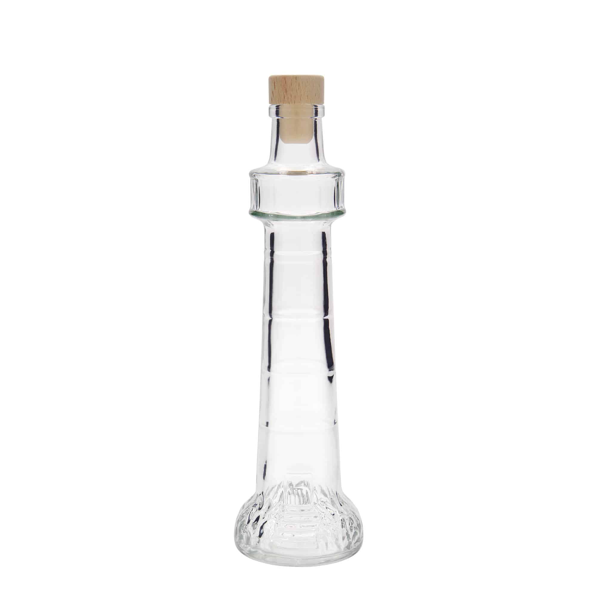 200 ml üvegpalack 'Leuchtturm', nyílás: parafa