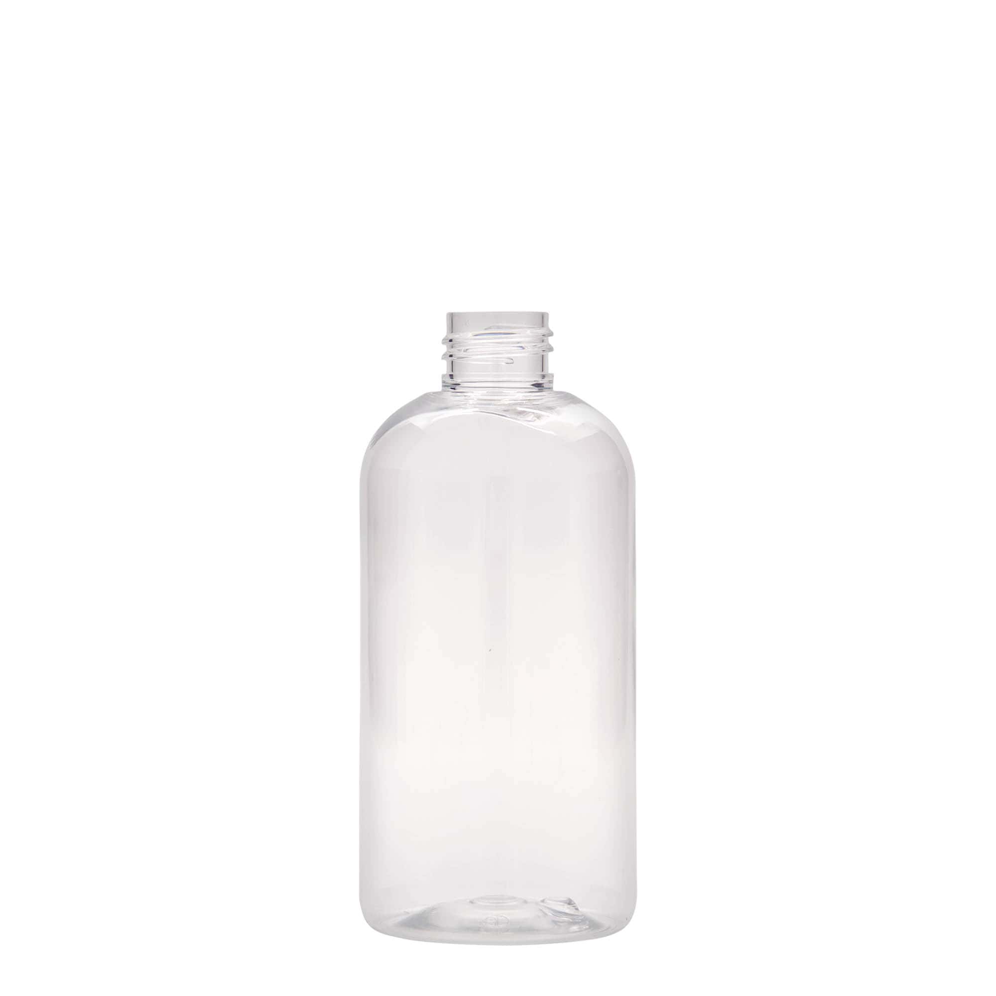 250 ml PET-palack 'Boston', műanyag, nyakméret: 24/410