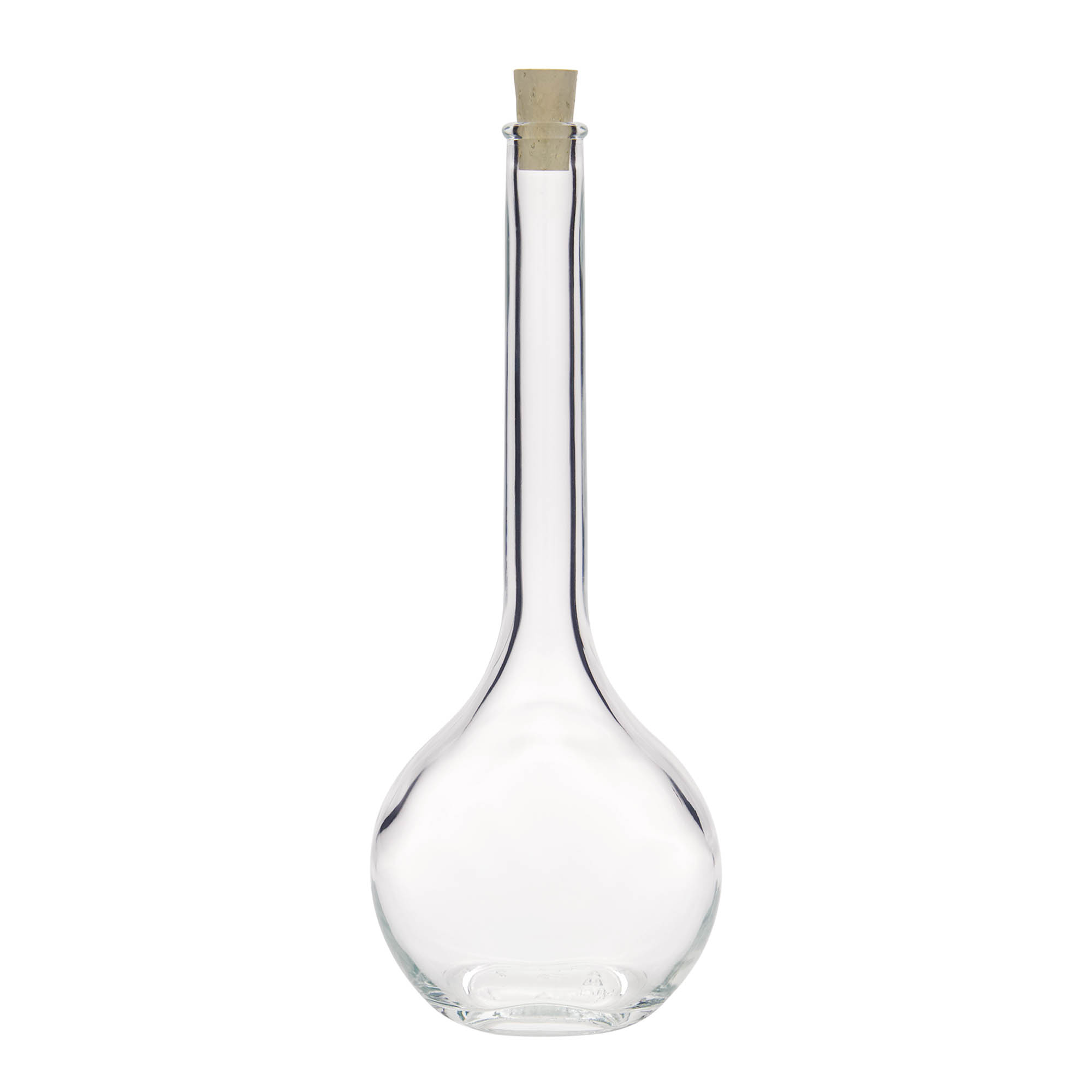 500 ml üvegpalack 'Contessa', ovális, nyílás: parafa 500 ml üvegpalack 'Contessa', ovális, nyílás: parafa