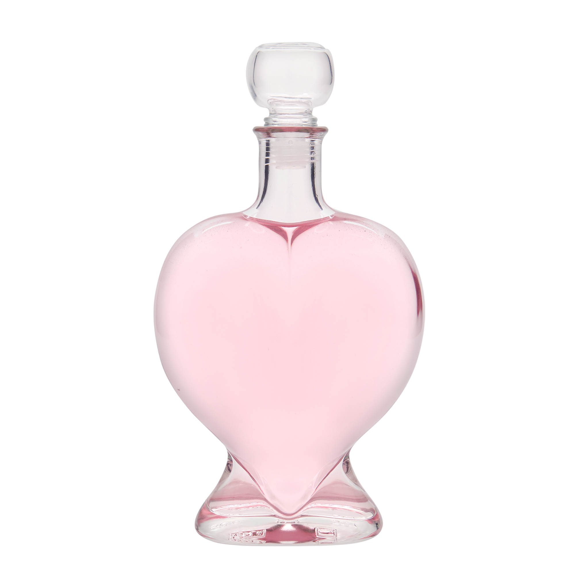 500 ml üveges palack 'Szív', nyílás: parafa 500 ml üveges palack 'Szív', nyílás: parafa