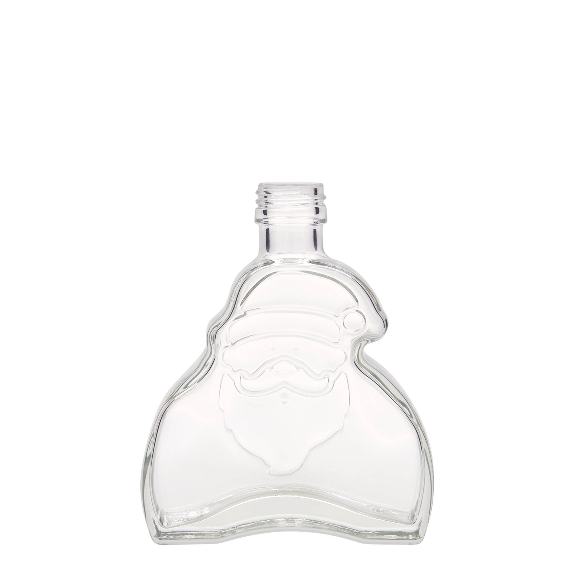 200 ml üvegpalack 'Mikulás', nyílás: PP 28