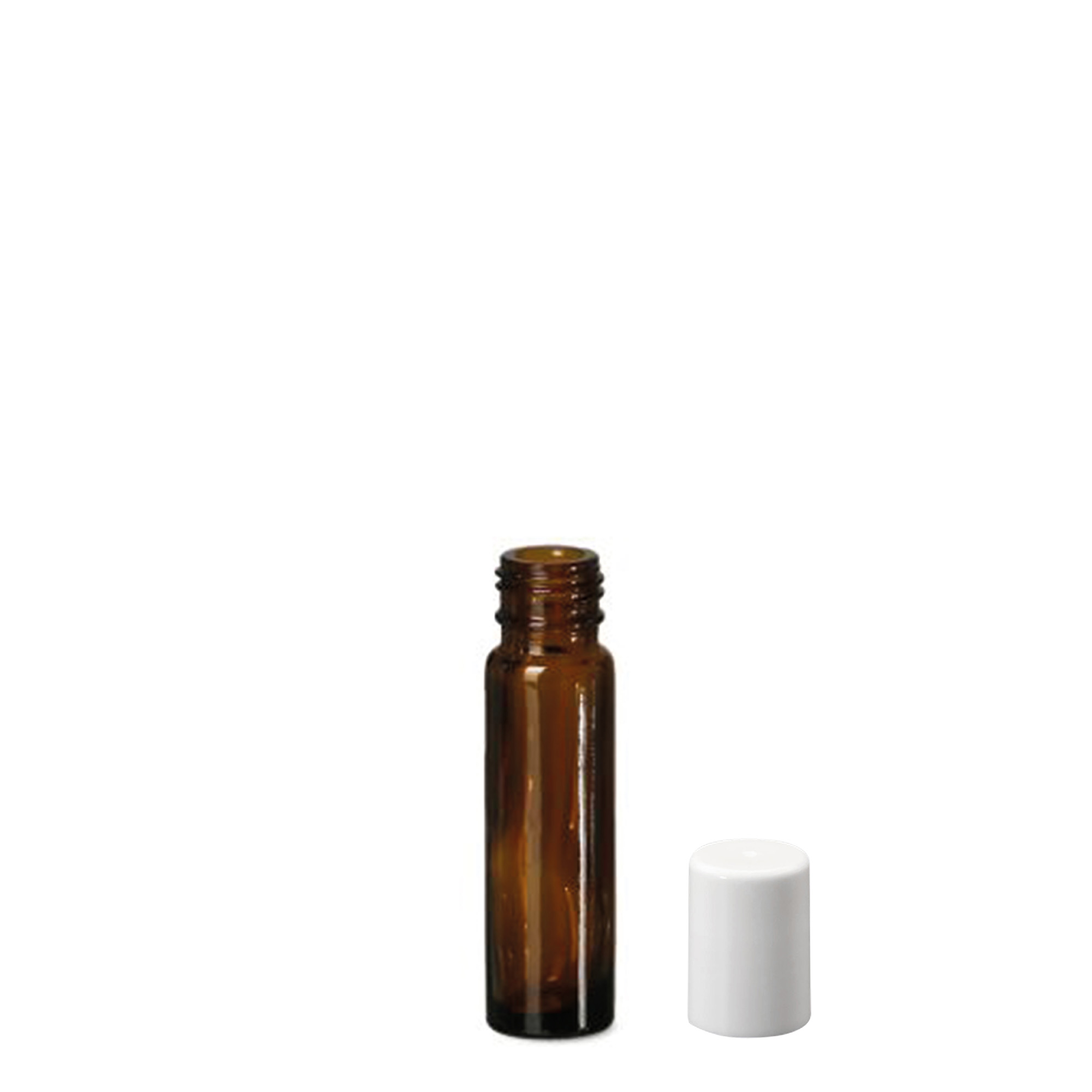 10 ml roll-on üveg, barna, nyílás: csavarzár 10 ml roll-on üveg, barna, nyílás: csavarzár