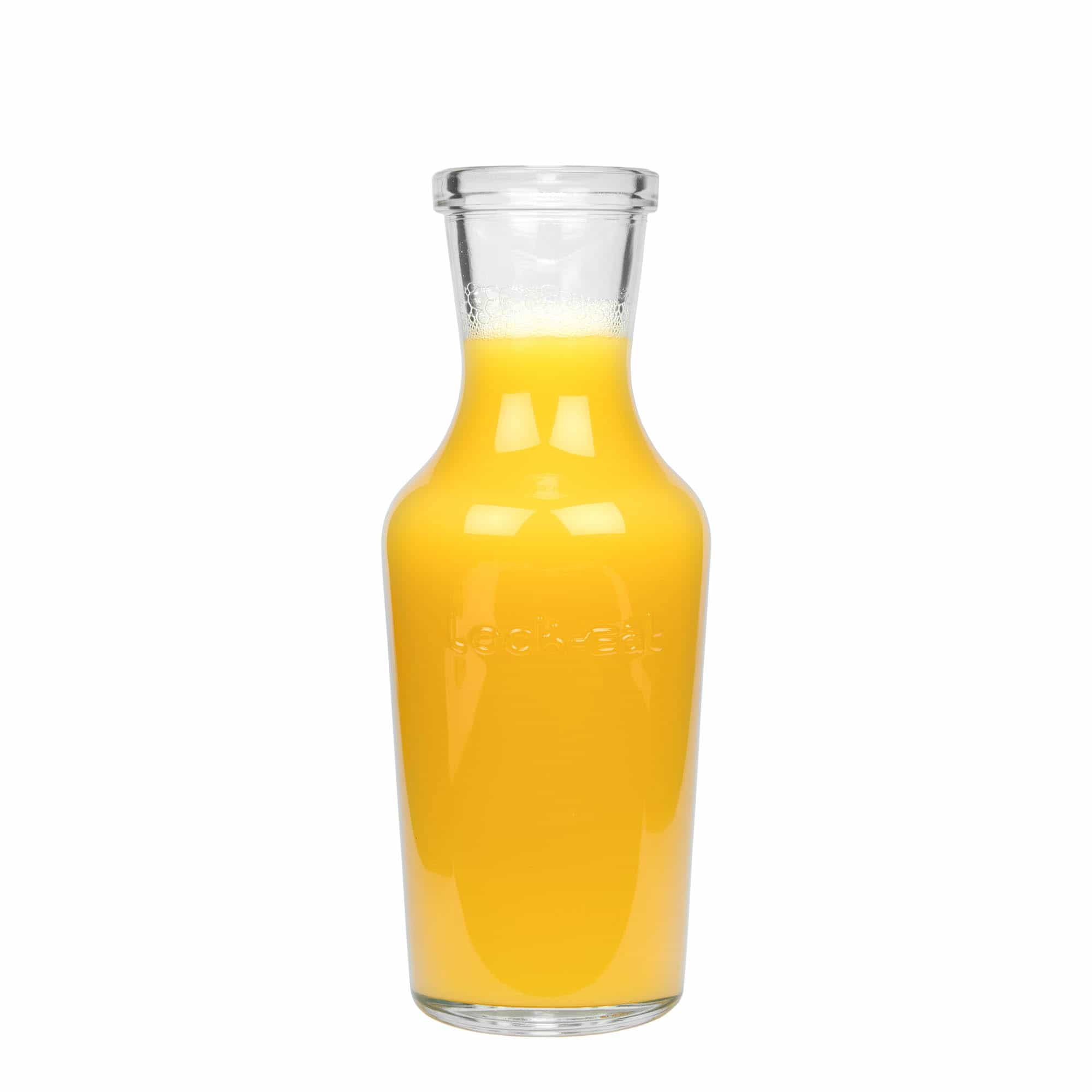1000 ml-es üvegkancsó 'Lock-Eat', szájnyílás: fémcsatos zár
