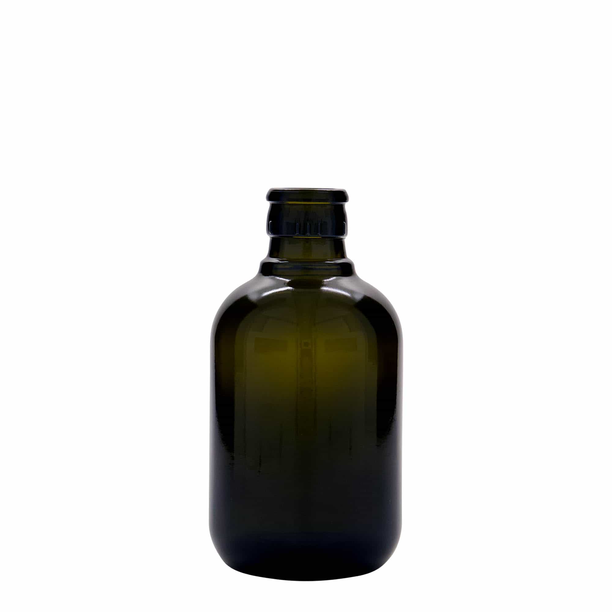 250 ml-es ecetes/olajos palack 'Biolio', üveg, antikzöld, szájnyílás: DOP 250 ml-es ecetes/olajos palack 'Biolio', üveg, antikzöld, szájnyílás: DOP
