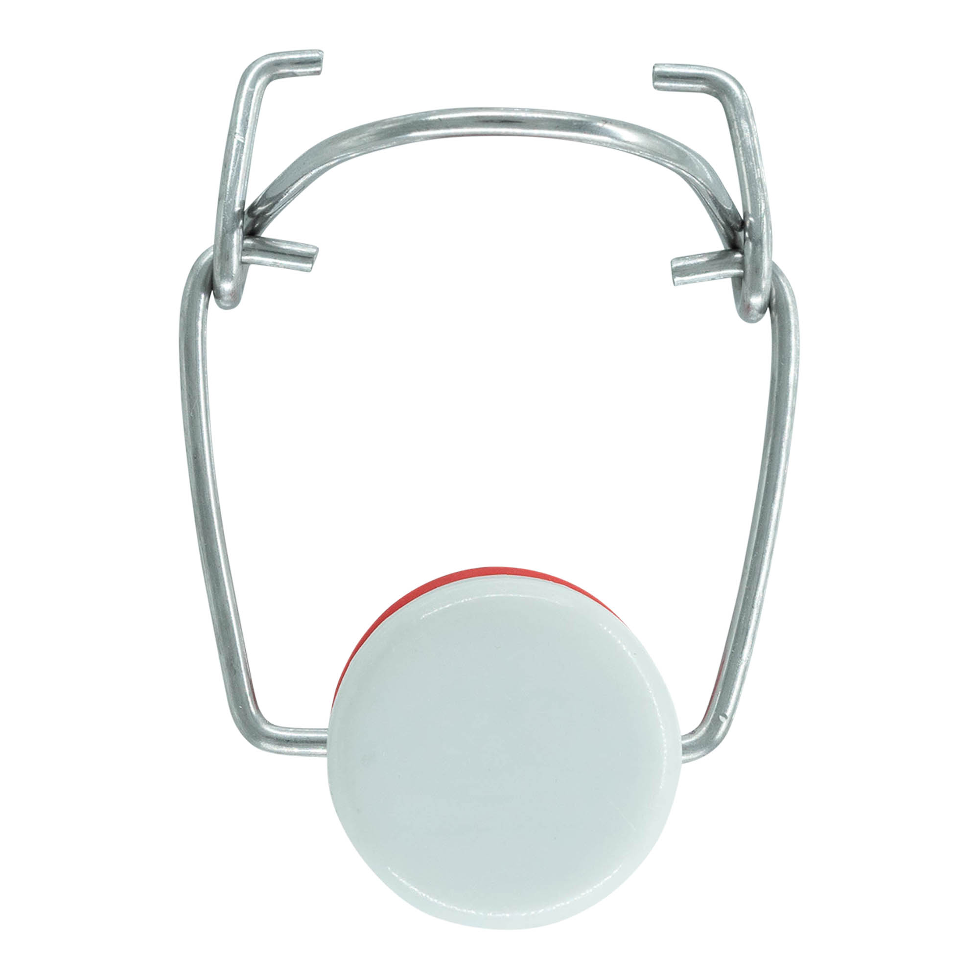 Pántzár különleges méretben, műanyag, piros-fehér