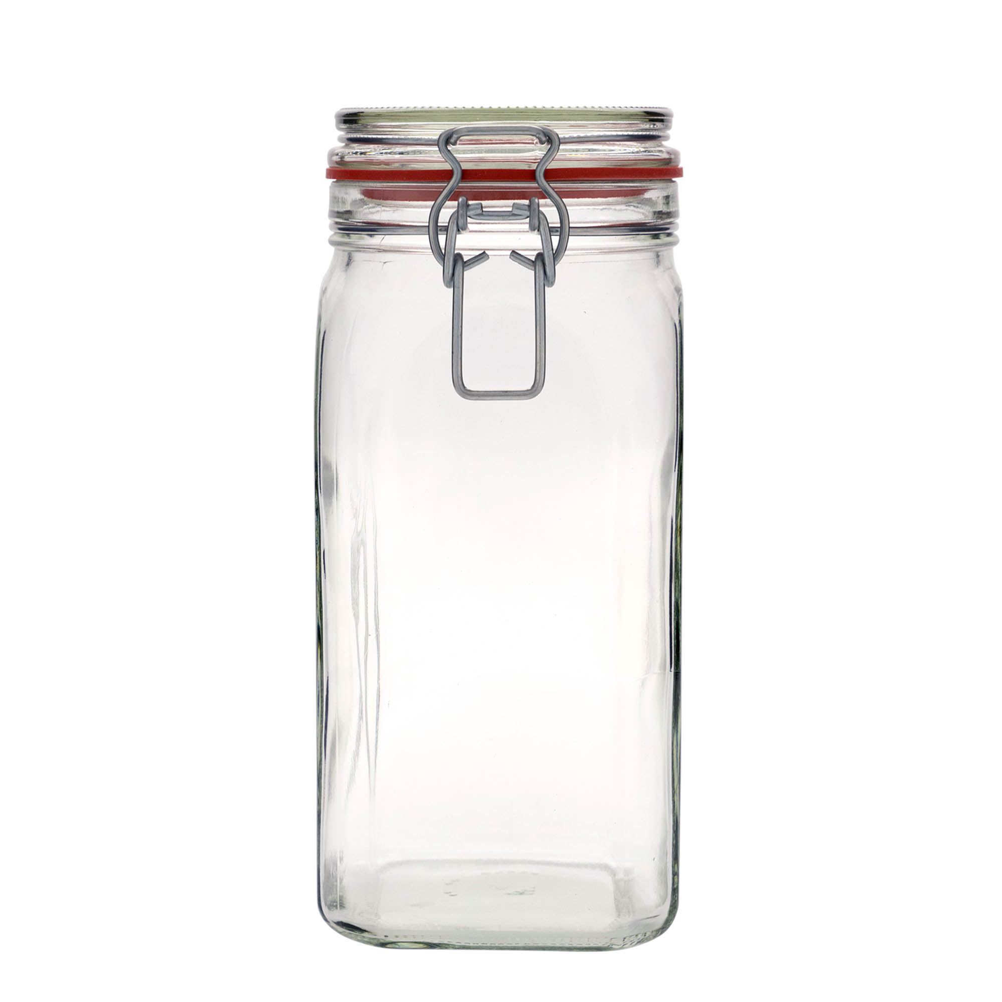 1.540 ml drótkapcsos üveg, négyzet alakú, nyílás: drótkapcsos záróelem