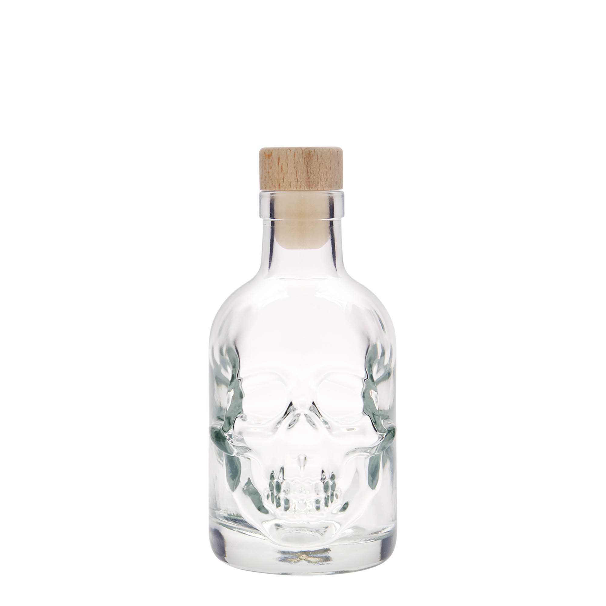 200 ml üvegpalack 'Halálfej', nyílás: parafa 200 ml üvegpalack 'Halálfej', nyílás: parafa