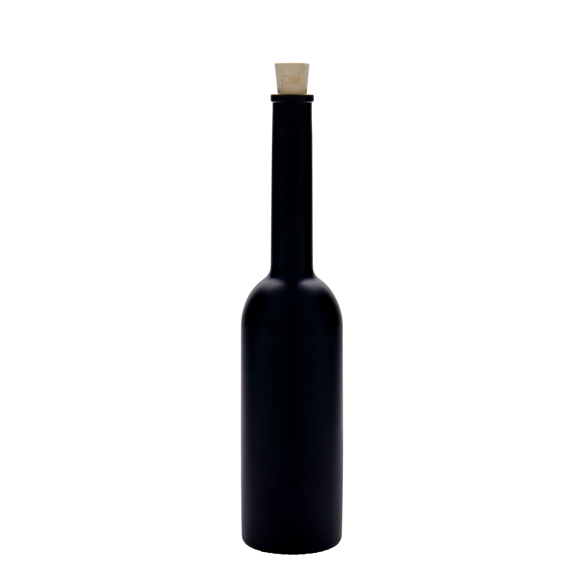200 ml üvegpalack 'Opera', fekete, nyílás: parafa 200 ml üvegpalack 'Opera', fekete, nyílás: parafa
