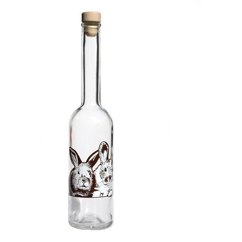 500 ml üvegpalack 'Opera', motívum: nyúl, nyílás: parafa 500 ml üvegpalack 'Opera', motívum: nyúl, nyílás: parafa