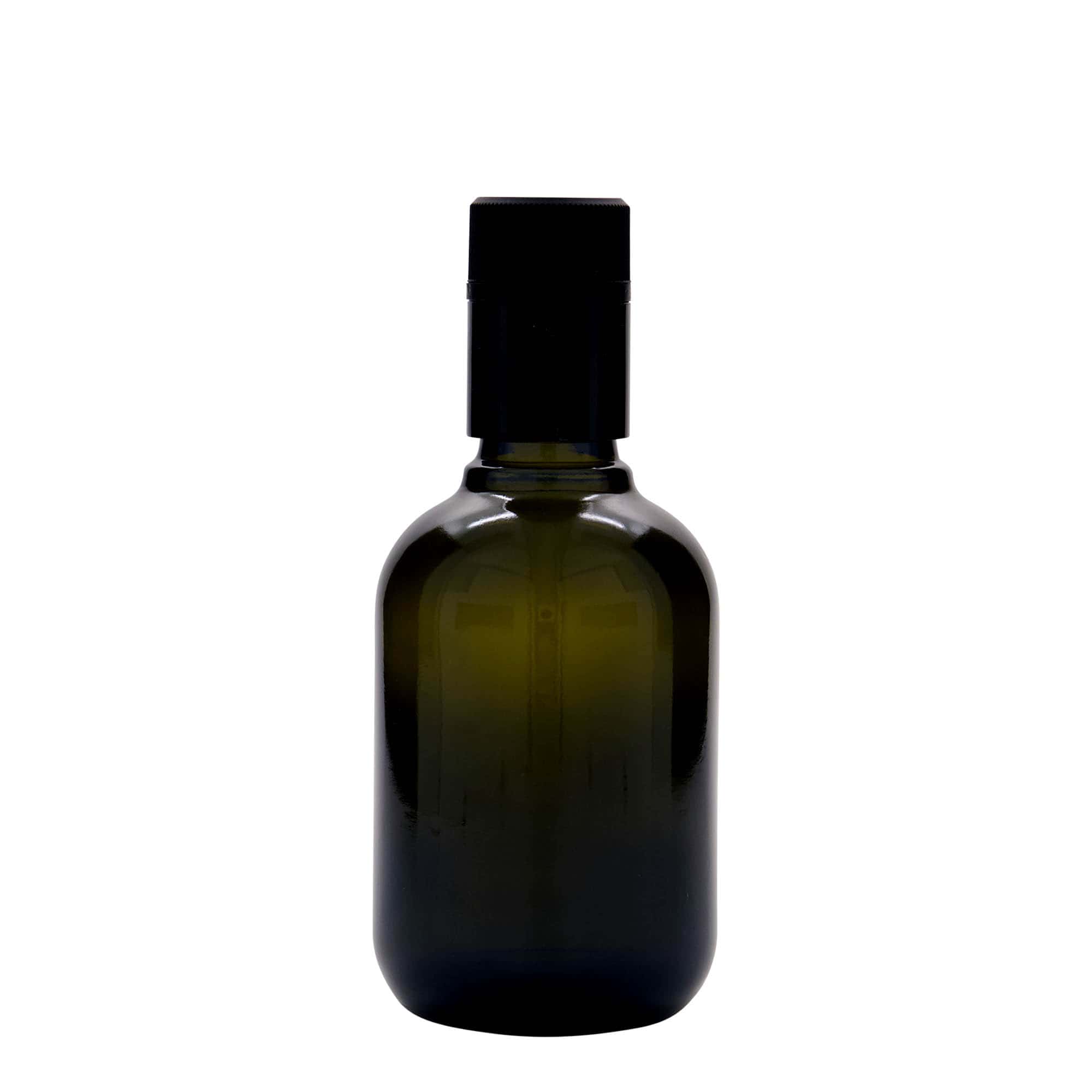 250 ml ecet-/olajozó üveg 'Biolio', üveg, antikzöld, nyílás: DOP
