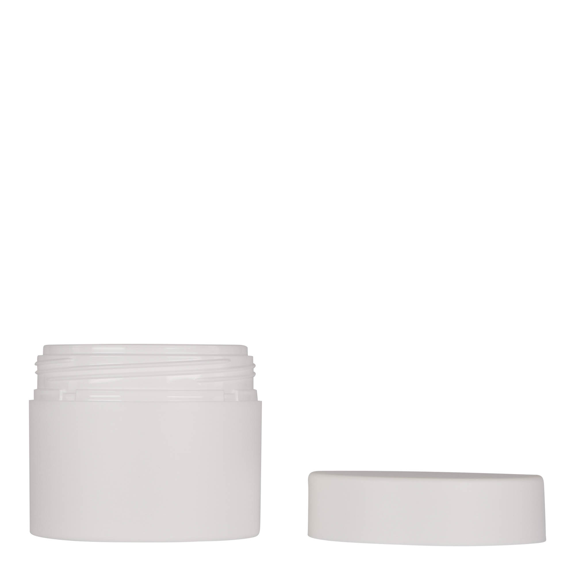 100 ml műanyag doboz 'Antonella', PP, fehér, nyílás: csavarzár