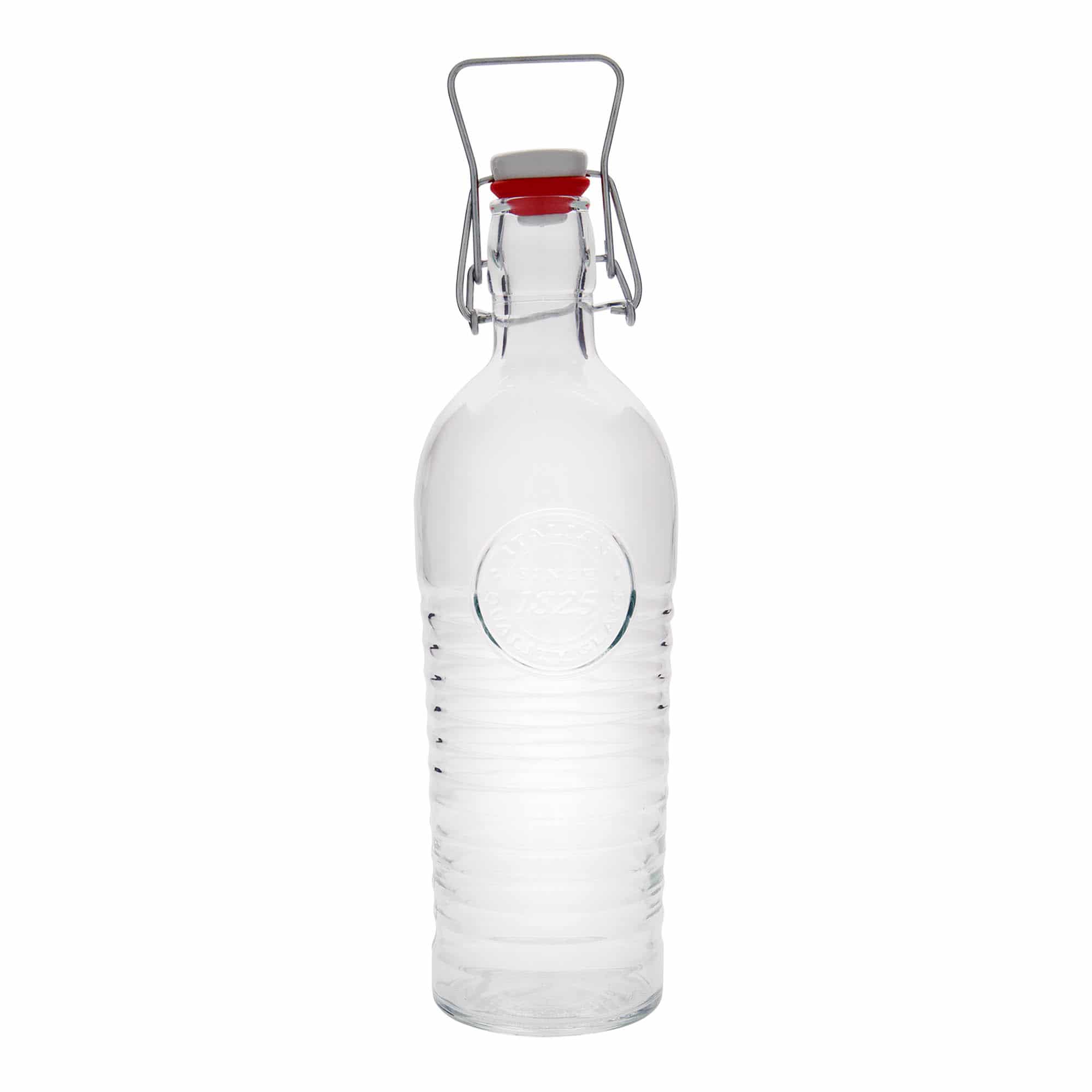 1200 ml-es üvegpalack 'Officina 1825', szájnyílás: csatos zár
