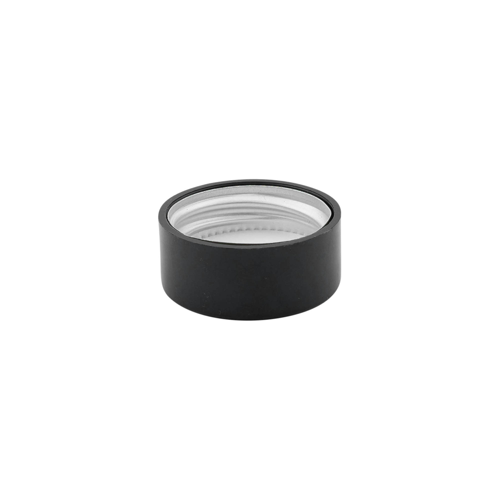 Csavarzár, ABS műanyag, fekete, a nyílásra: GPI 28/400