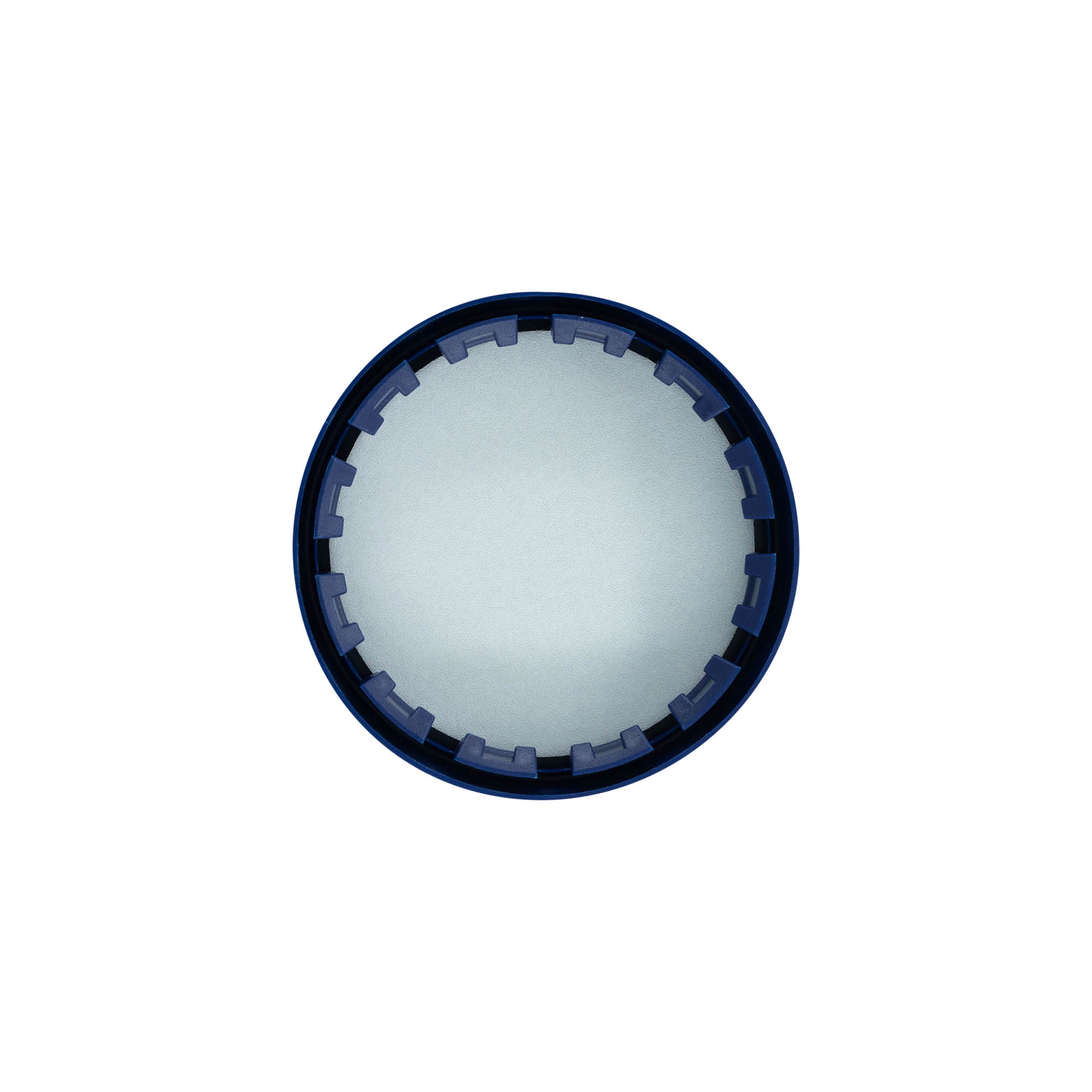 Fedő standard kerámiaedényhez, HDPE műanyag, kék Fedő standard kerámiaedényhez, HDPE műanyag, kék