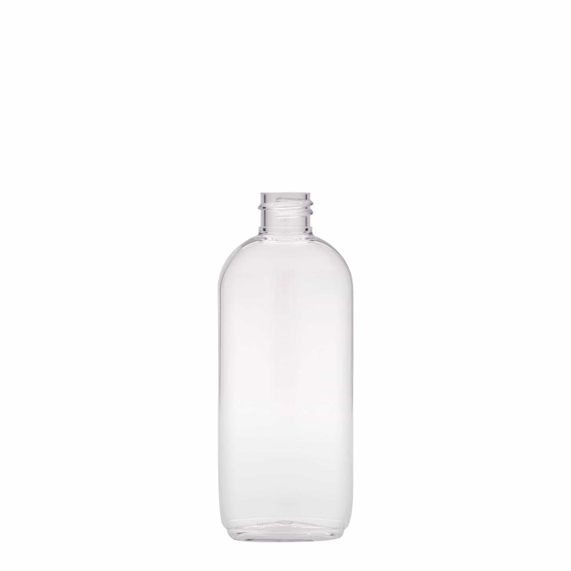 100 ml PET-palack 'Iris', ovális, műanyag, nyakméret: 20/410