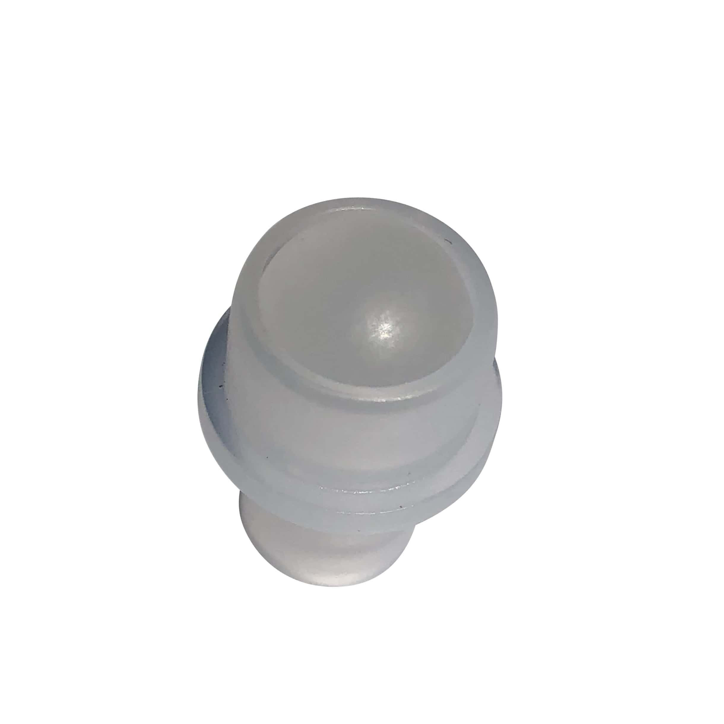 Adagoló 10 ml-es roll-on üveghez, LDPE műanyag, natúr