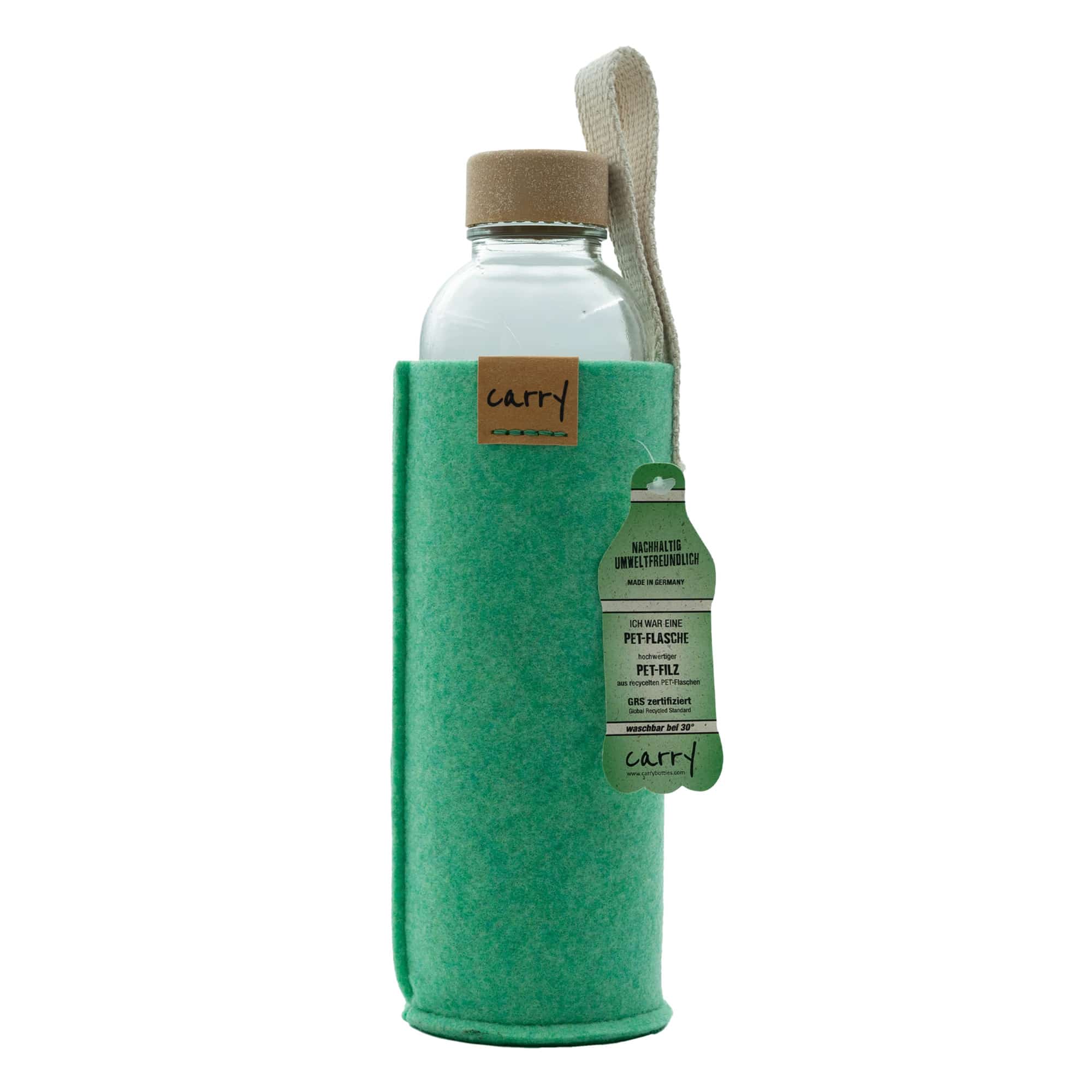CARRY tok, textil, menta zöld
