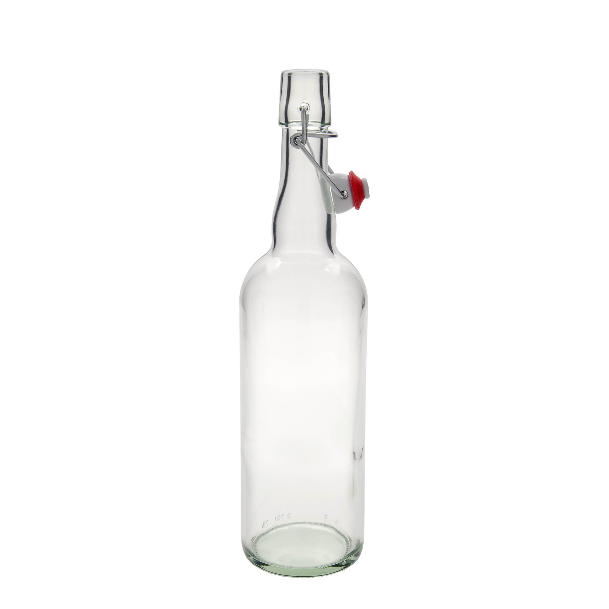 750 ml sörösüveg Belgiumból, üveg, nyak: patentzár