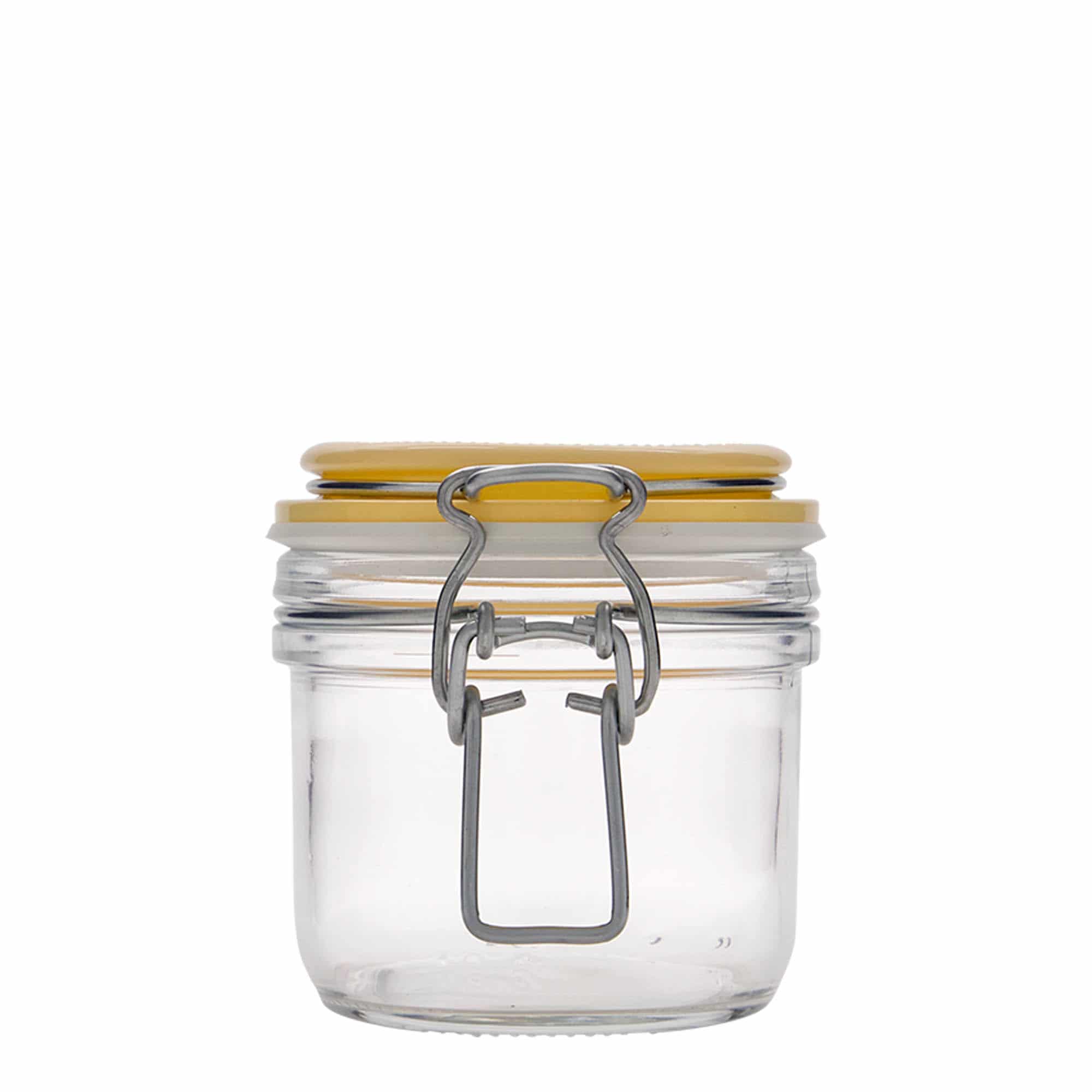 200 ml-es fémcsatos üveg 'Fido', sárga, szájnyílás: fémcsatos zár 200 ml-es fémcsatos üveg 'Fido', sárga, szájnyílás: fémcsatos zár