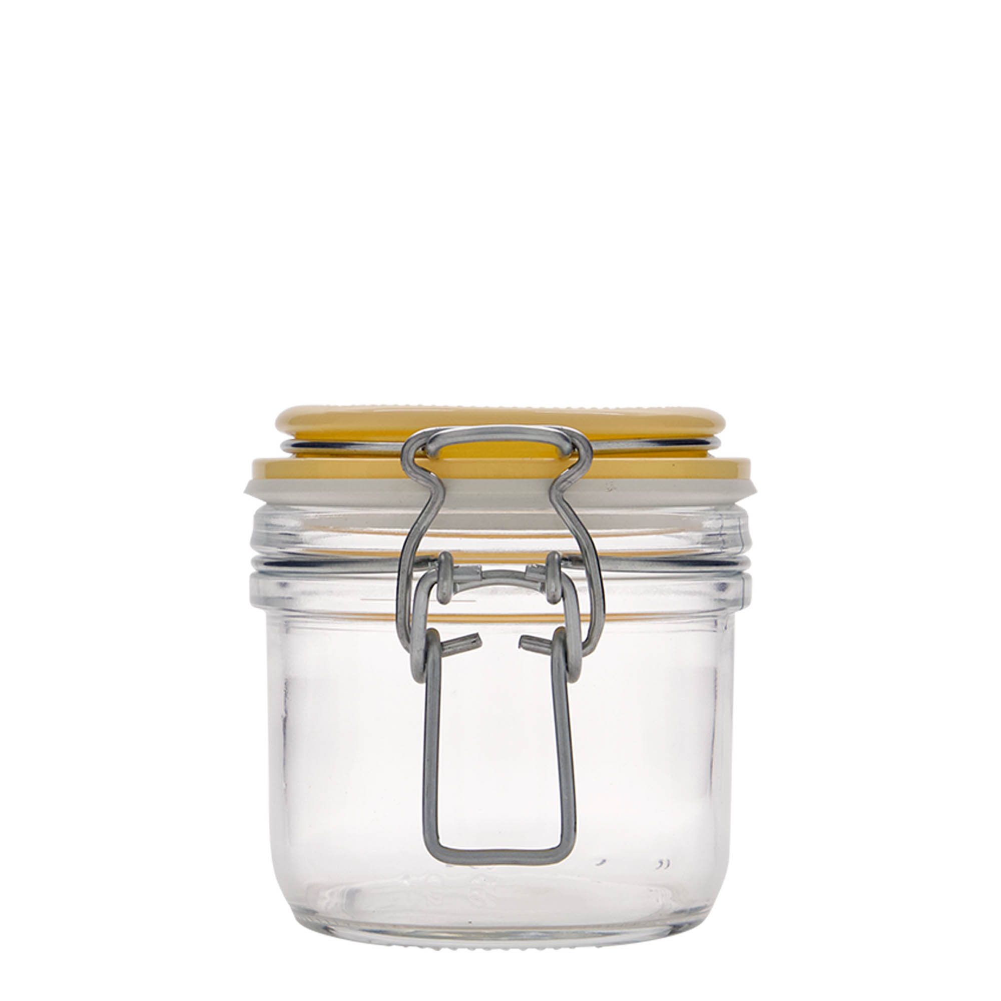 200 ml drótkapcsos üveg 'Fido', sárga, nyílás: drótkapcsos záróelem 200 ml drótkapcsos üveg 'Fido', sárga, nyílás: drótkapcsos záróelem