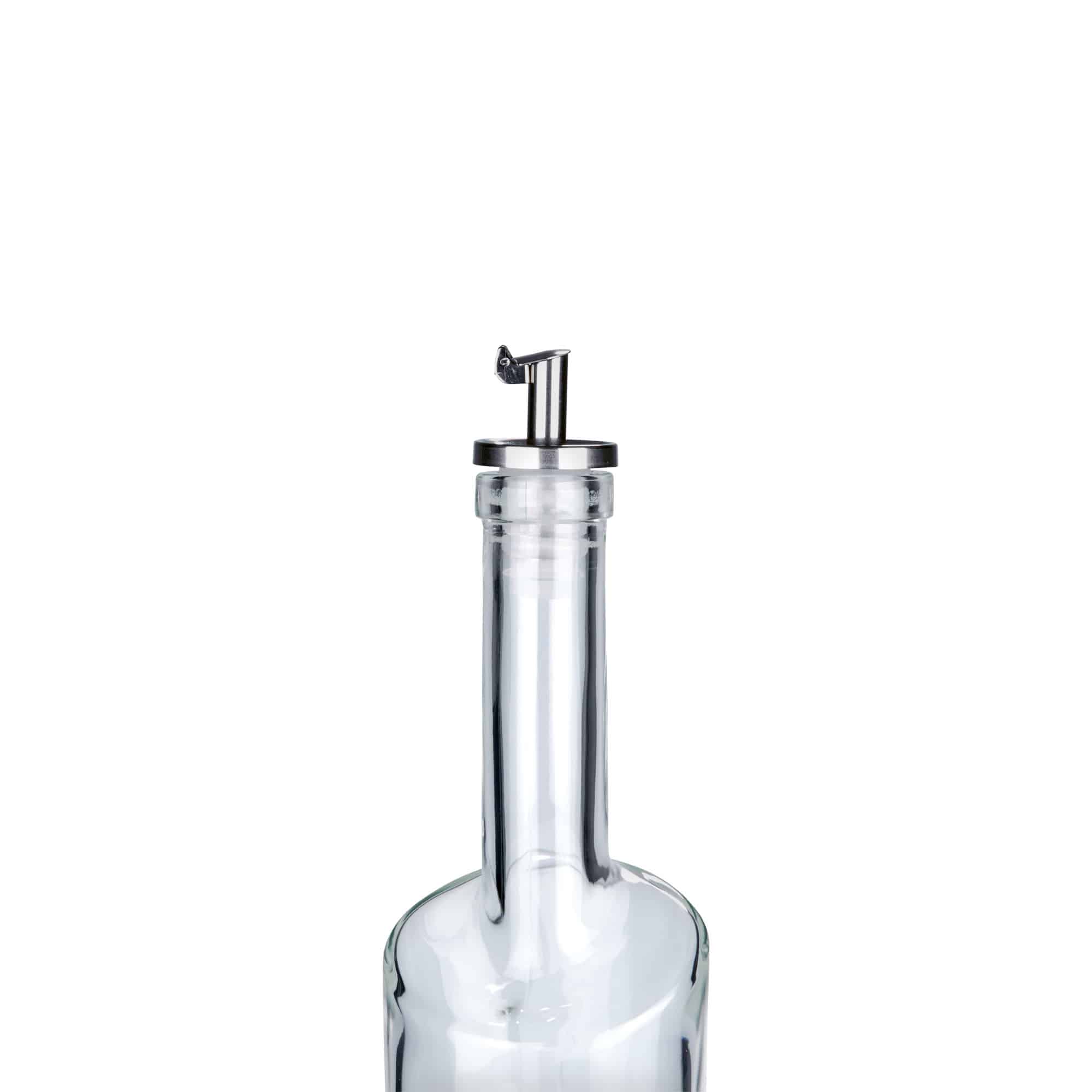 Inox ecetöntő, rozsdamentes acél, ezüst