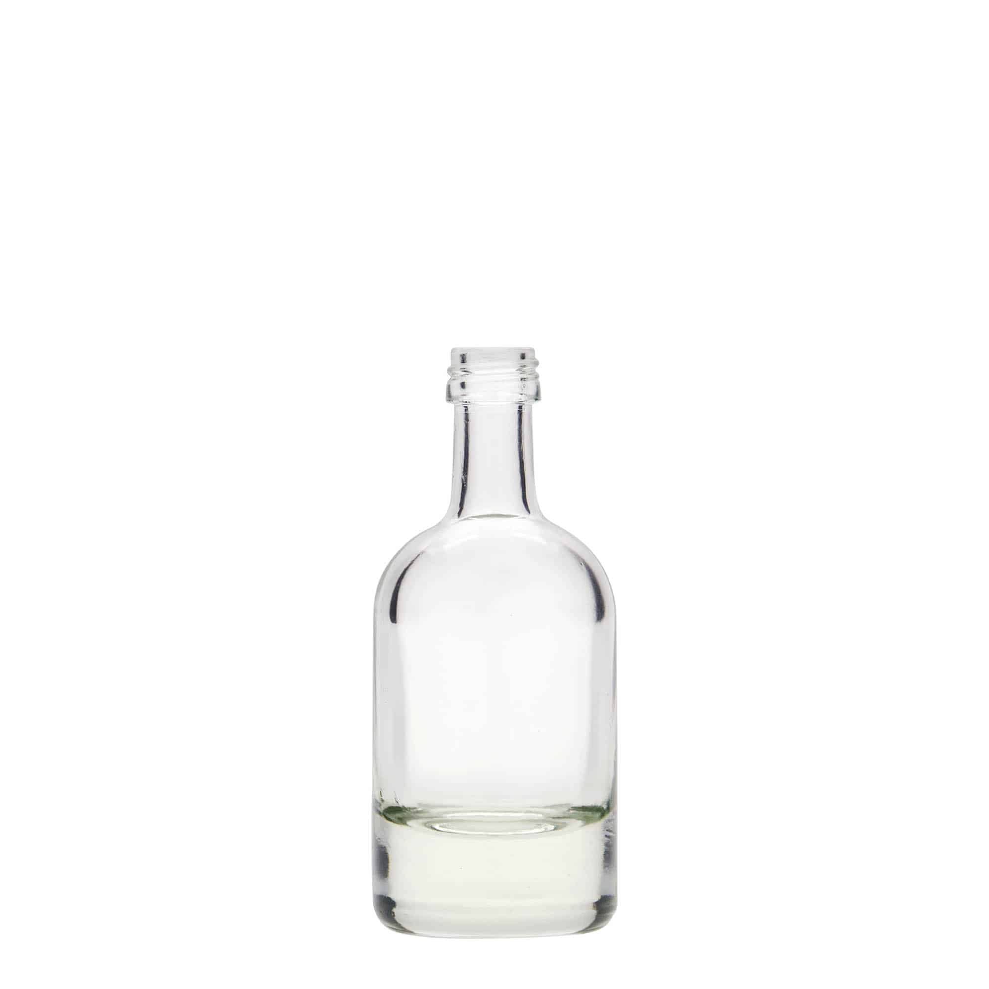 50 ml-es üvegpalack 'Linea Uno', szájnyílás: PP 18 50 ml-es üvegpalack 'Linea Uno', szájnyílás: PP 18