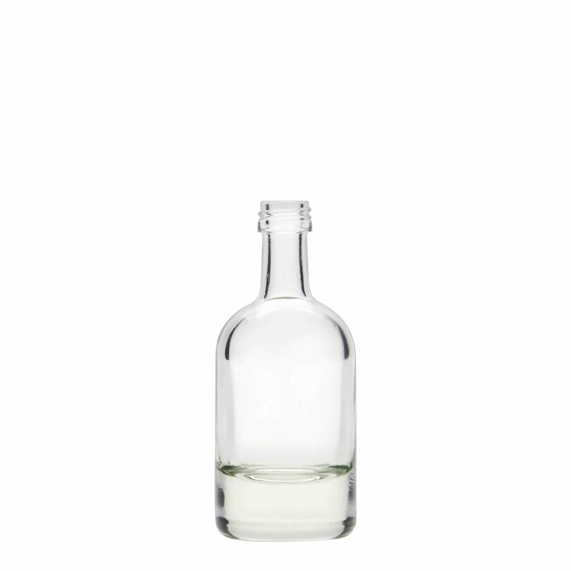 50 ml üvegpalack 'Linea Uno', nyak: PP 18