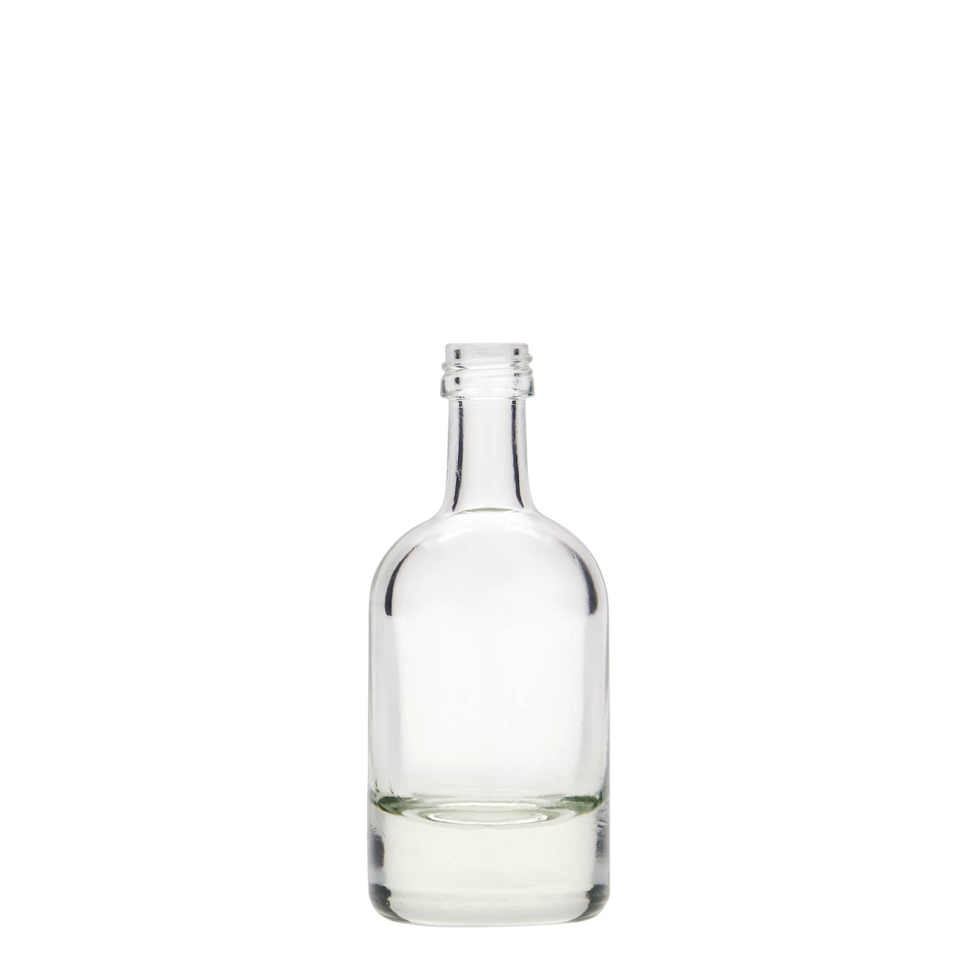 50 ml üvegpalack 'Linea Uno', nyak: PP 18 50 ml üvegpalack 'Linea Uno', nyak: PP 18