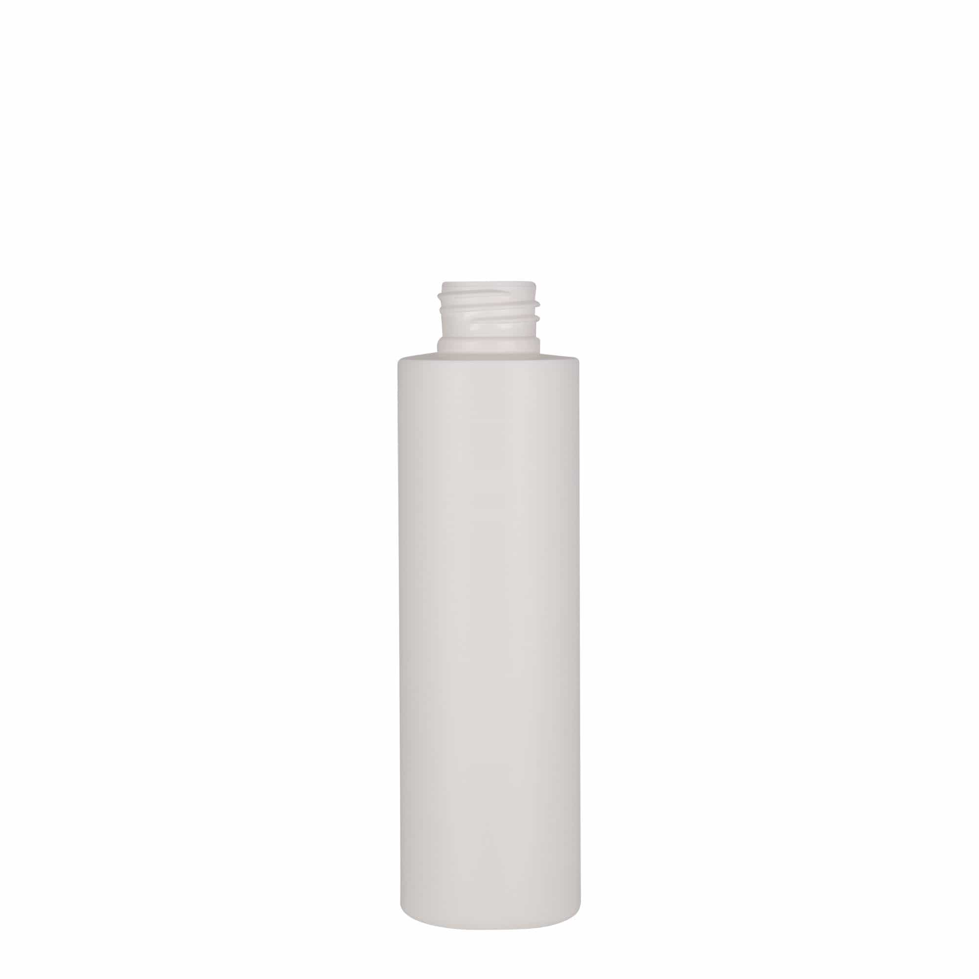 150 ml műanyag palack 'Pipe', HDPE, fehér, nyílás: 24/410