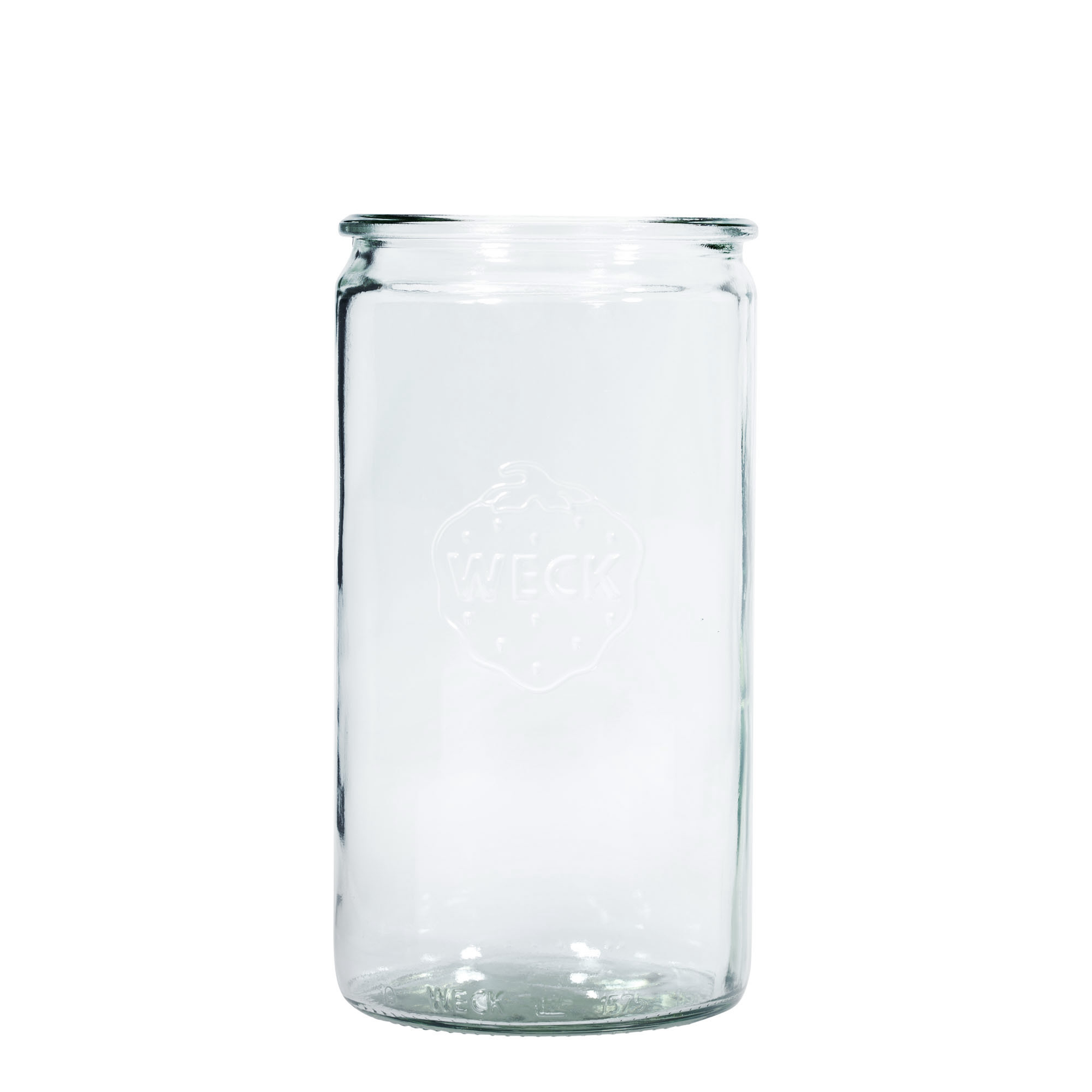 1.575 ml WECK-hengeres üveg, nyílás: kerek perem 1.575 ml WECK-hengeres üveg, nyílás: kerek perem