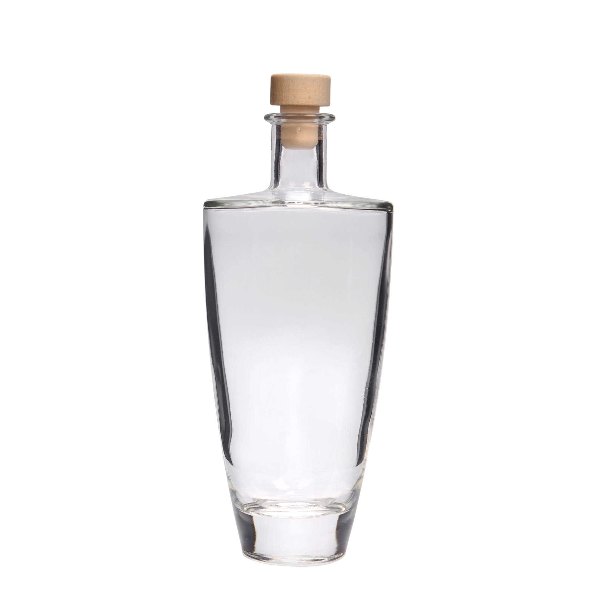 500 ml üvegpalack 'Vanessa', ovális, nyílás: parafa 500 ml üvegpalack 'Vanessa', ovális, nyílás: parafa