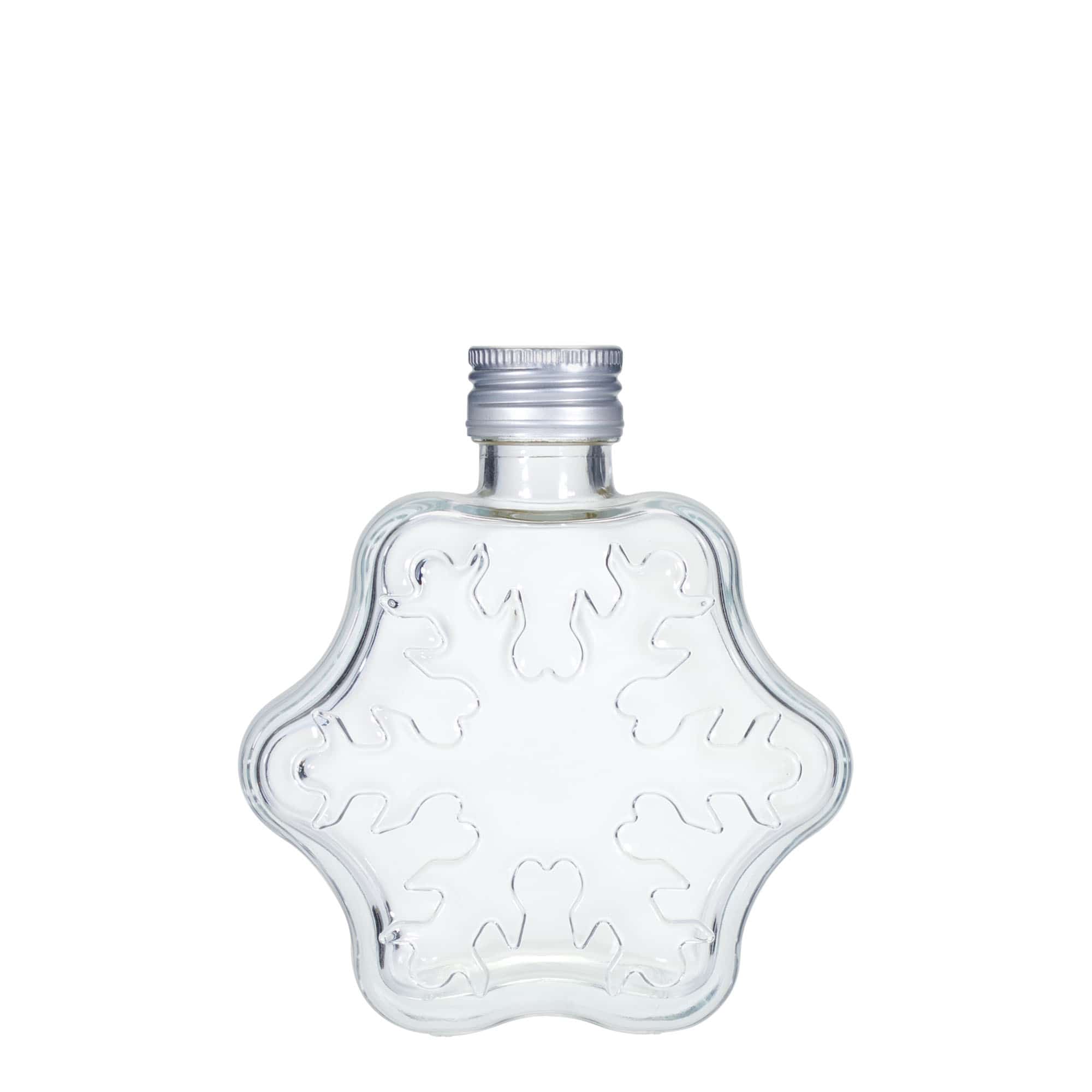 200 ml üvegpalack 'Hópehely', nyílás: PP 28