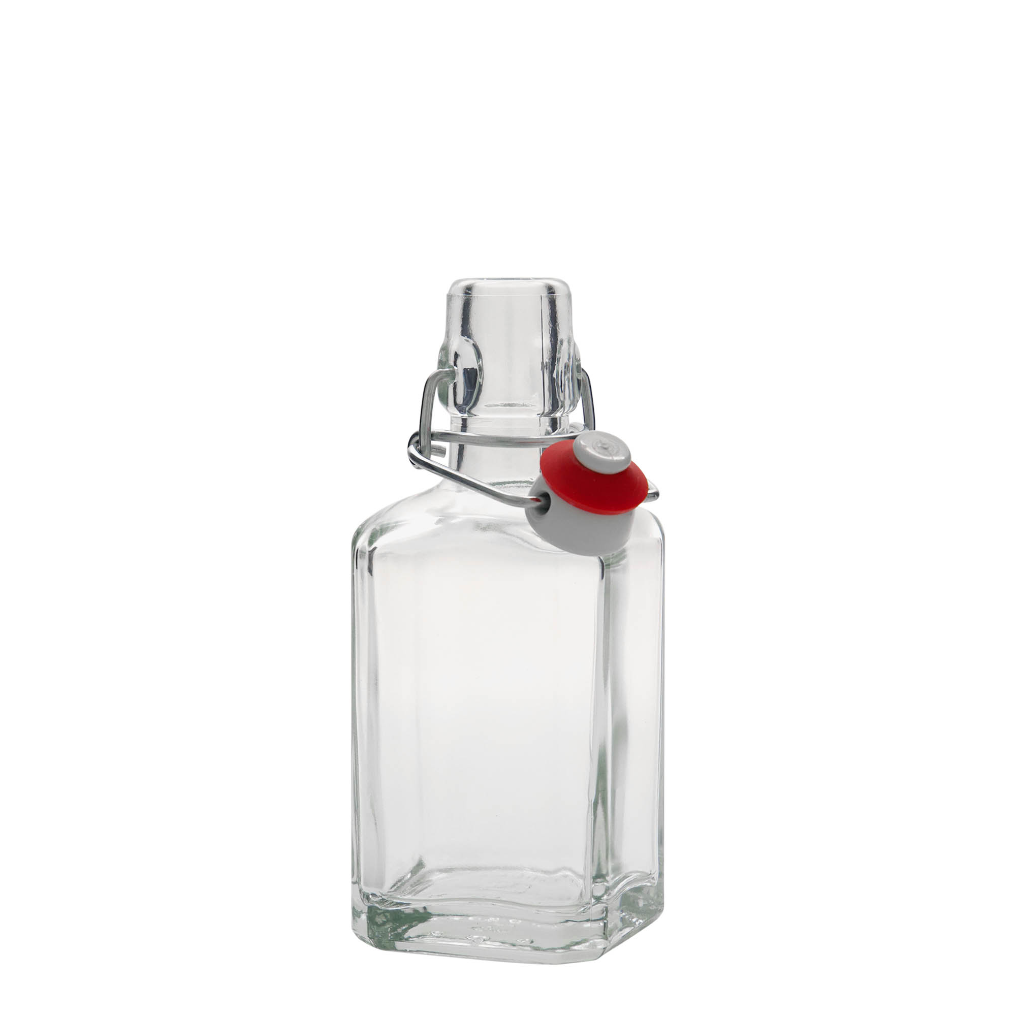 250 ml üvegpalack 'Rialto', négyszögletes, nyílás: patentzáras 250 ml üvegpalack 'Rialto', négyszögletes, nyílás: patentzáras