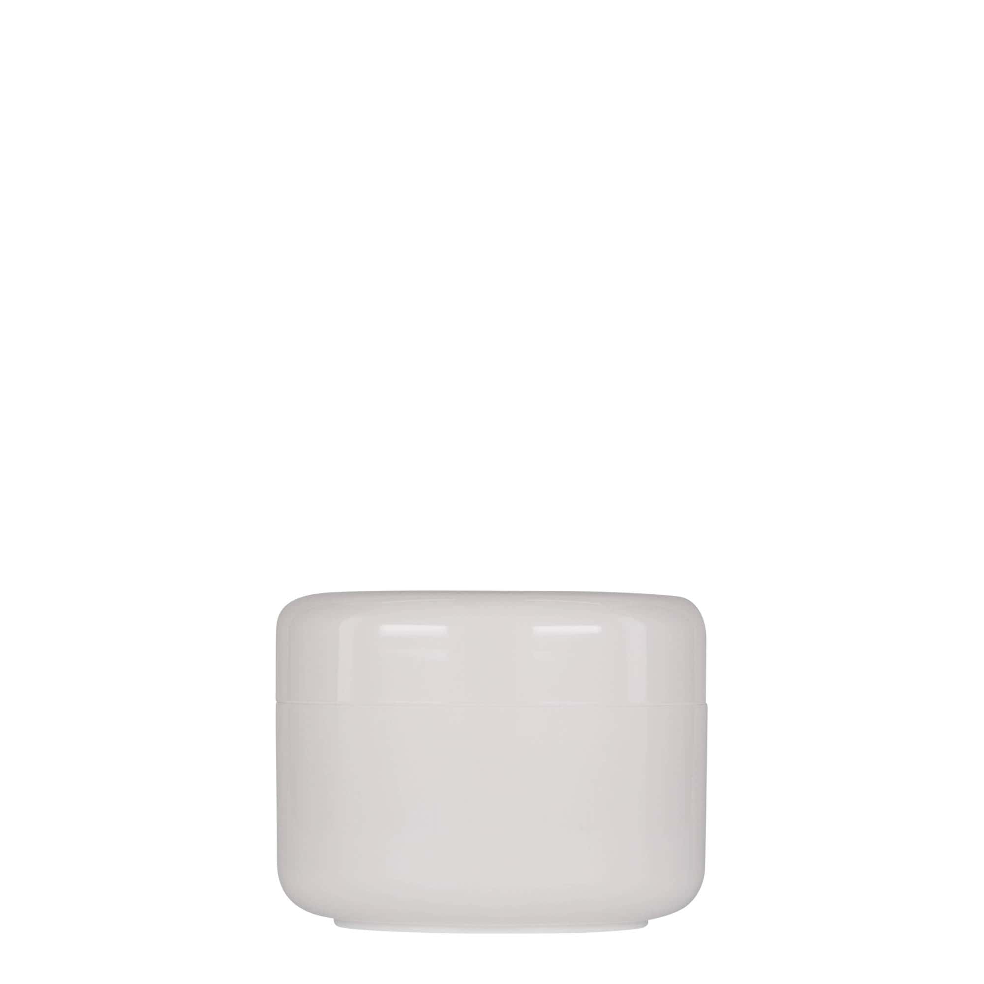 100 ml műanyagdoboz 'Bianca', PP, fehér, nyílás: csavarzár