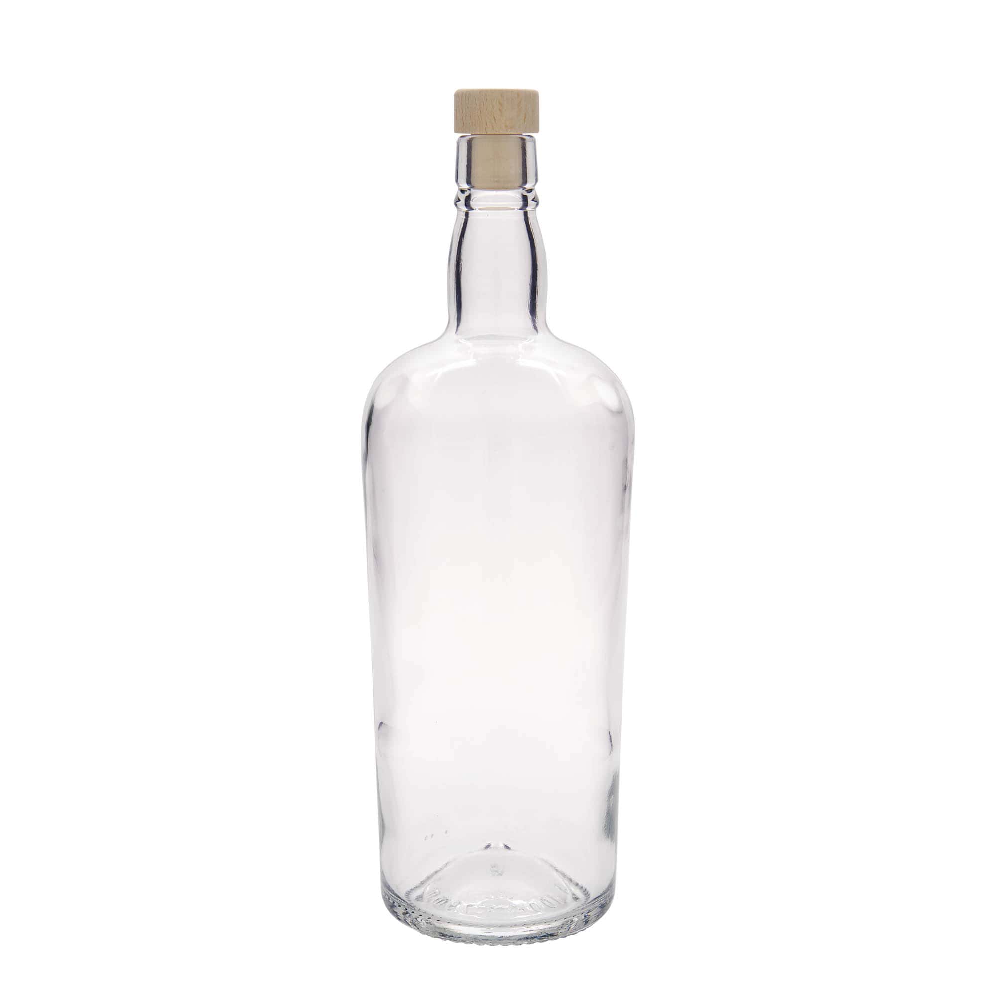 1000 ml üvegpalack 'Edinburgh', nyílás: parafa