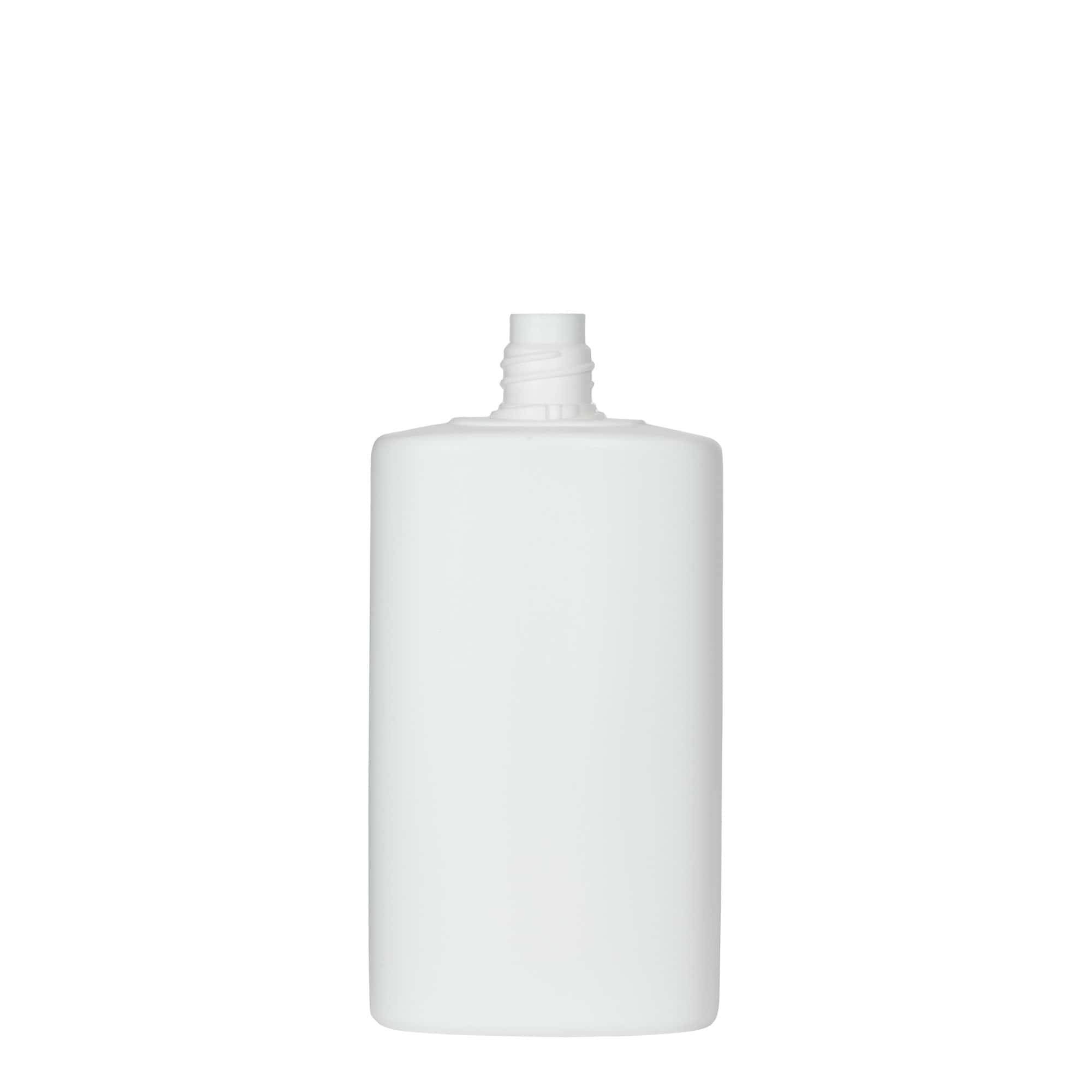 250 ml műanyag palack 'Indy', ovális, HDPE, fehér, nyílás: csavarzár