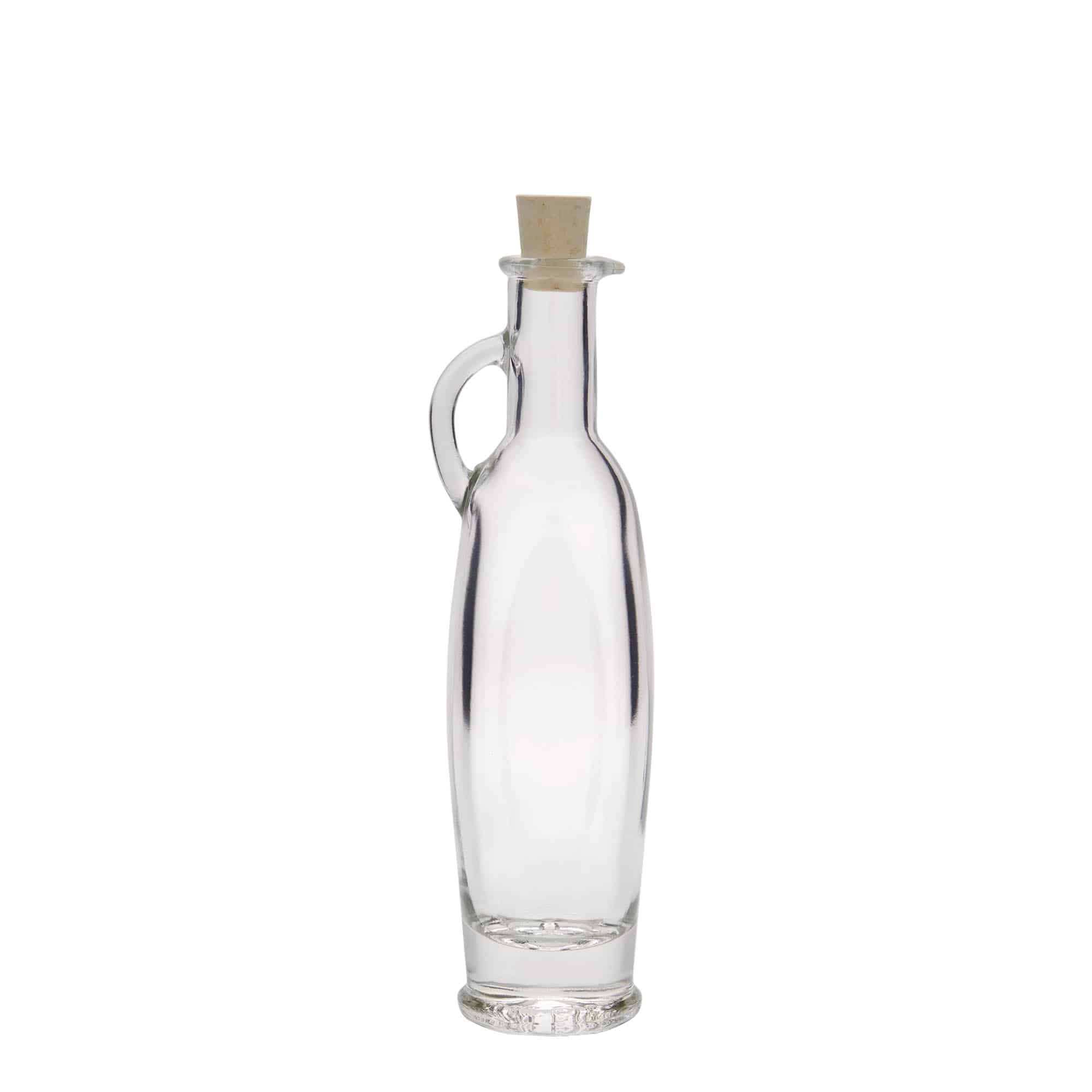 100 ml üvegpalack 'Eleganta', ovális, nyílás: parafa